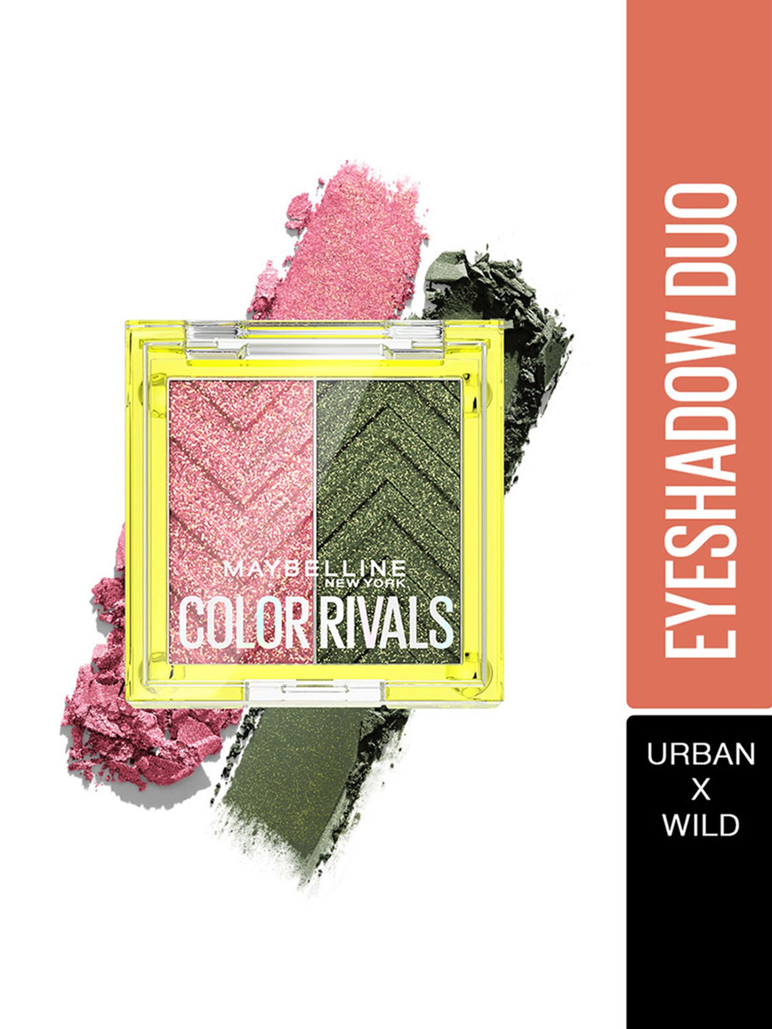 Maybelline New York Color Rivals Duo Eyeshadow Palette Urban x Wild - 3 gm
