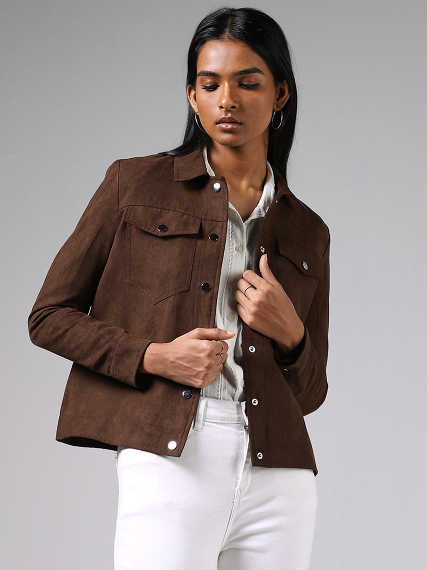 Brown Suede Jacket Outfits For Women (28 ideas & outfits) | Suede jacket  women, Fall fashion coats, Suede jacket outfit