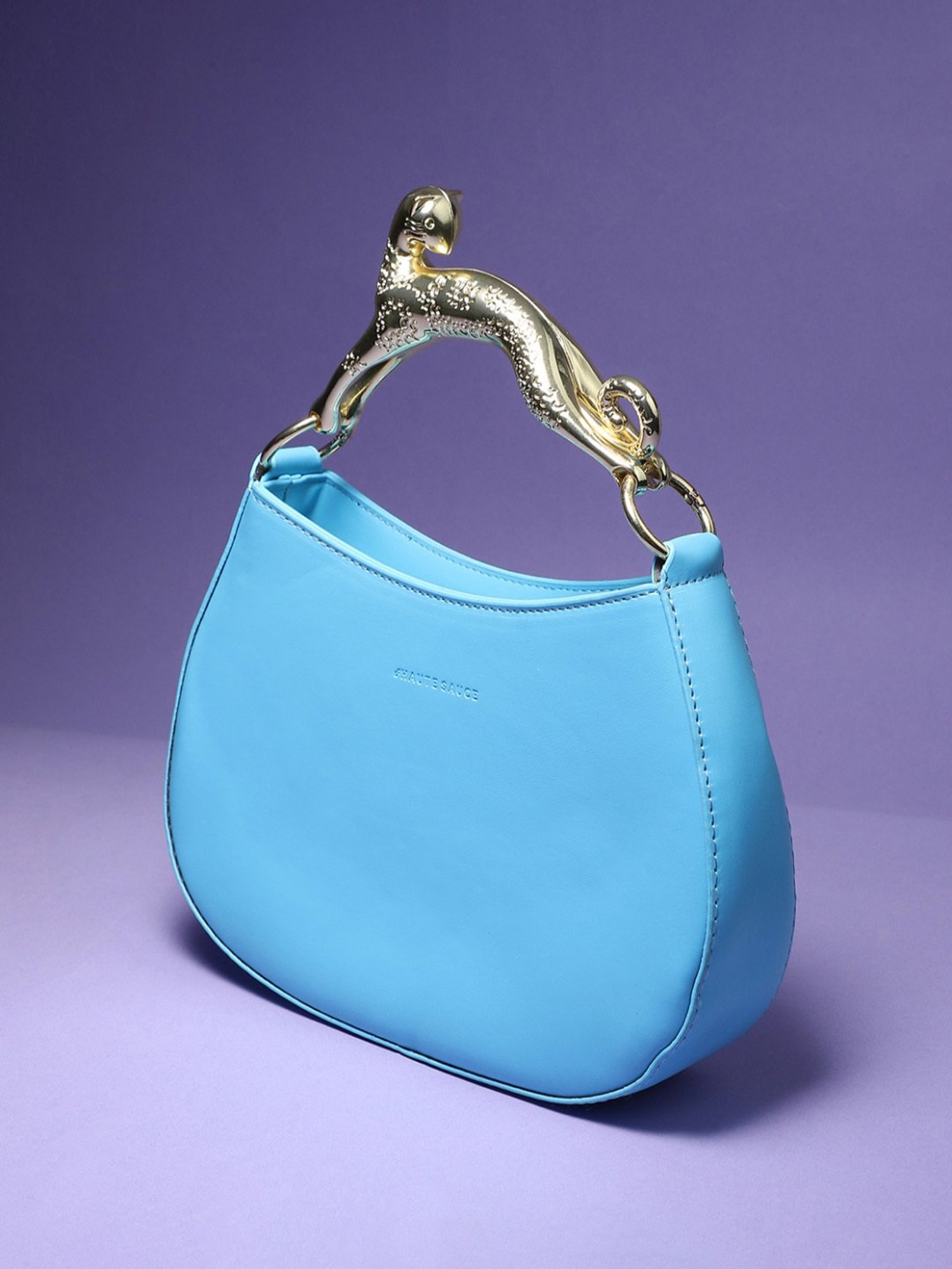 Buy SQUARED UP BLUE SLING BAG for Women Online in India