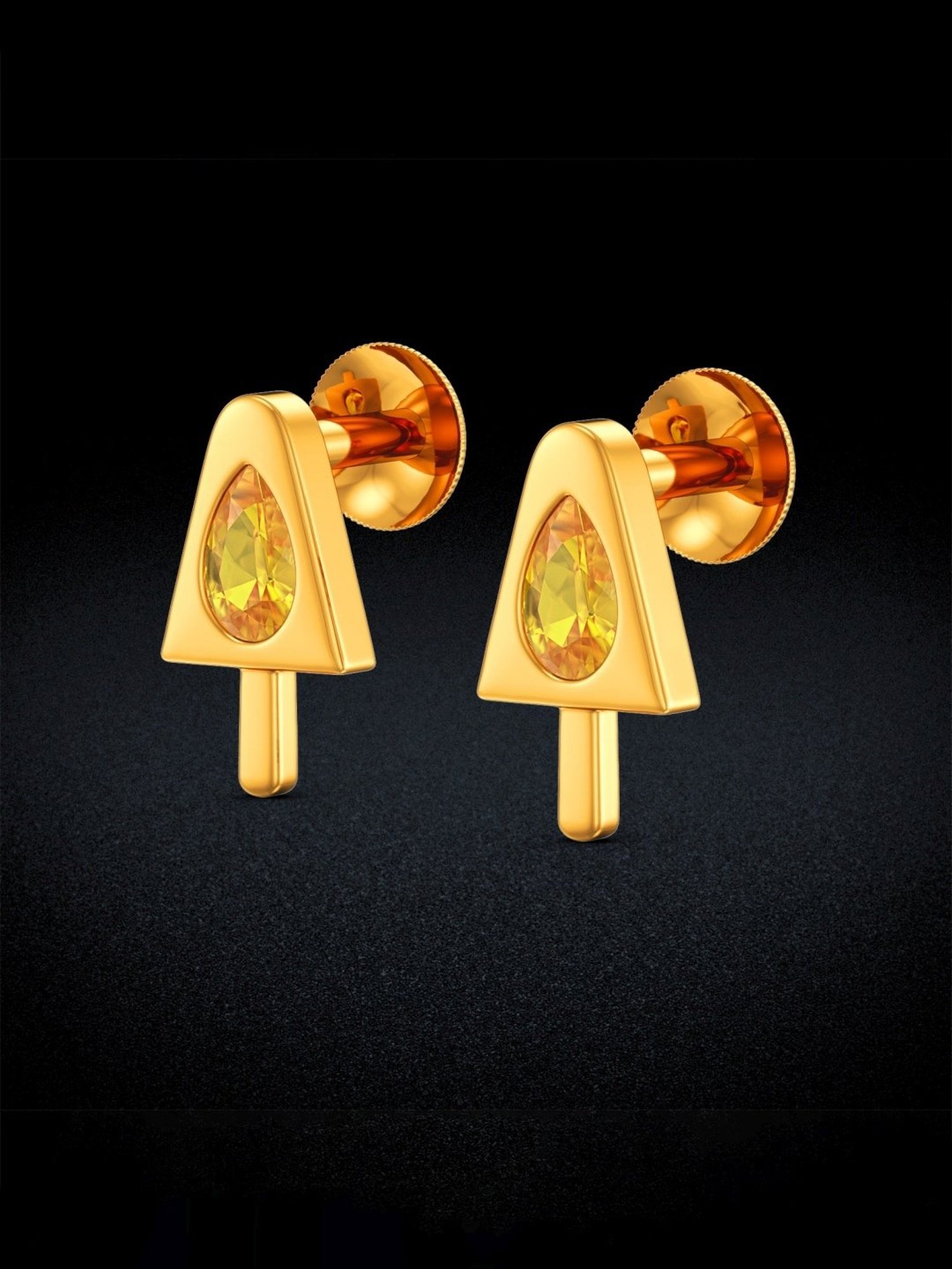 Mahi Gold Stud Earring Online Jewellery Shopping India | Dishis Designer  Jewellery