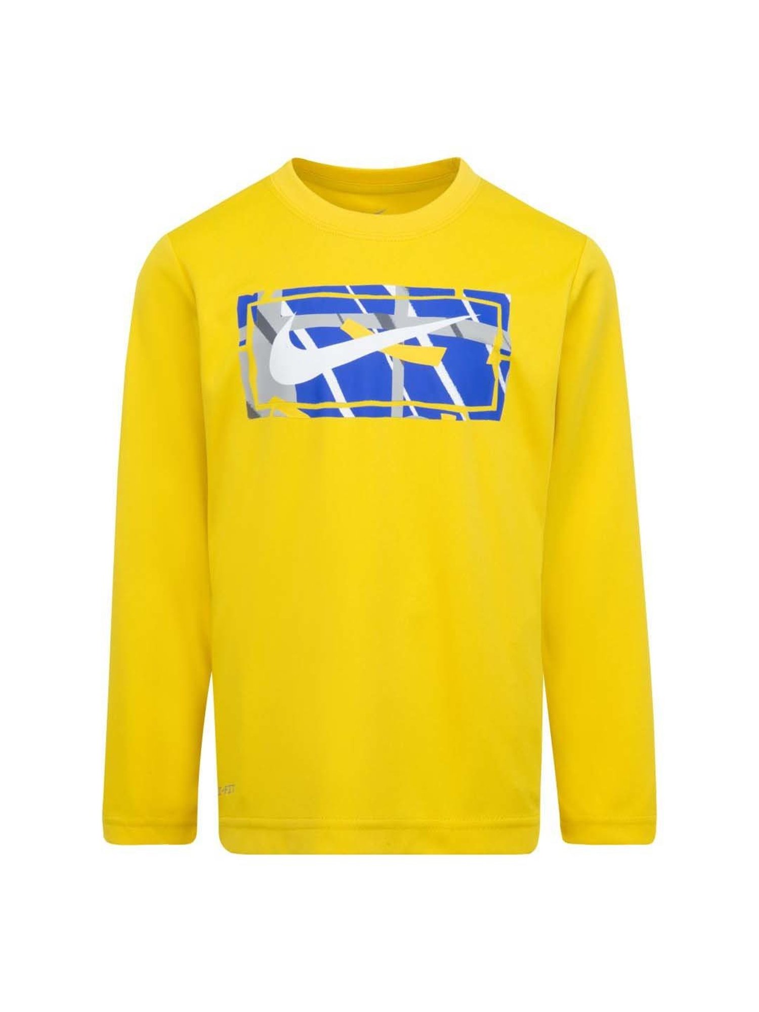 Yellow best sale nike shirt