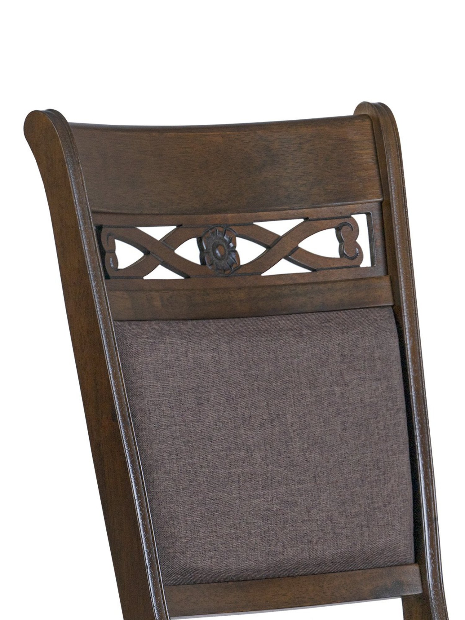 Gayla solid wood cross best sale back side dining chair