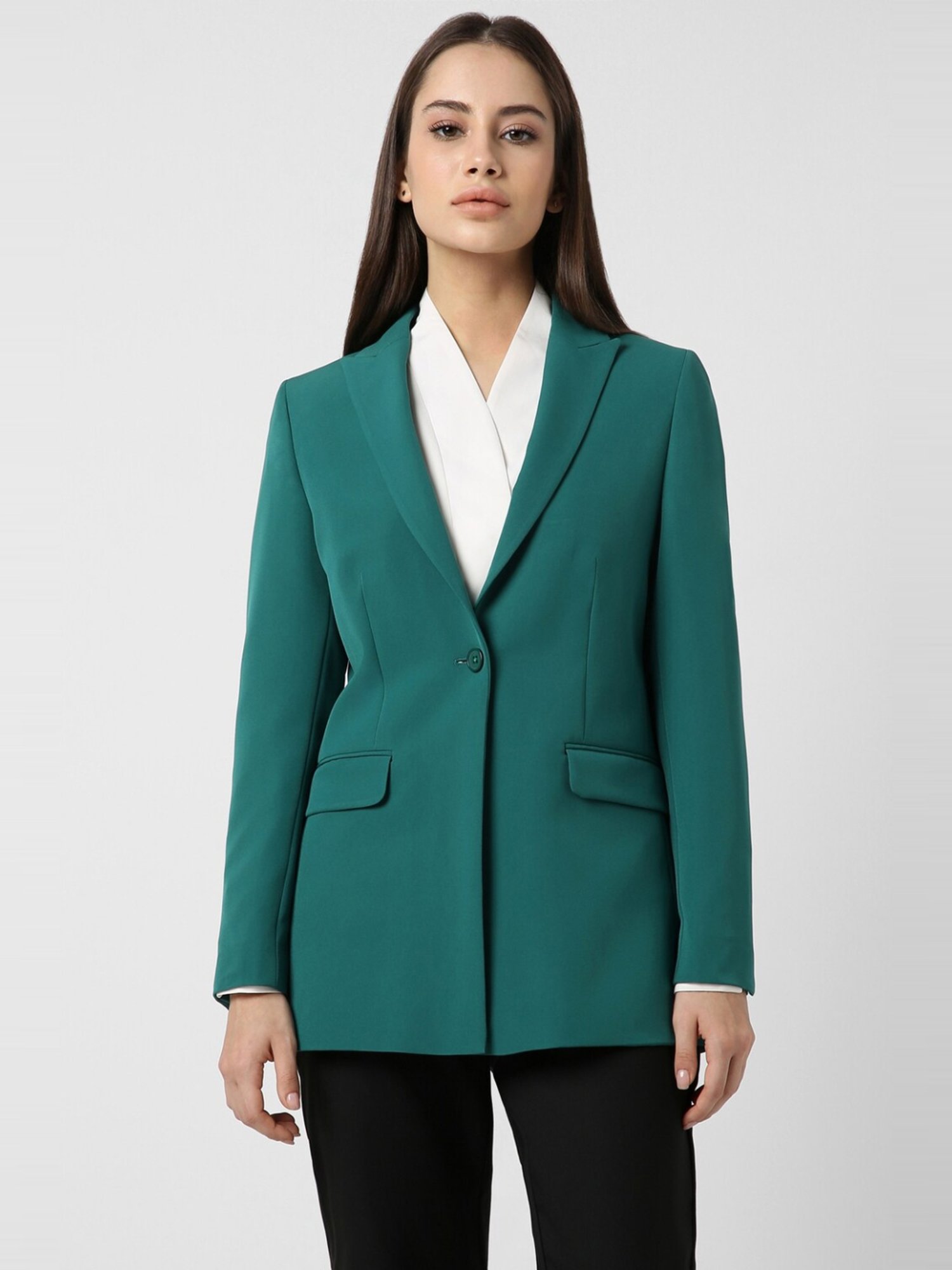 Van heusen best sale green blazer