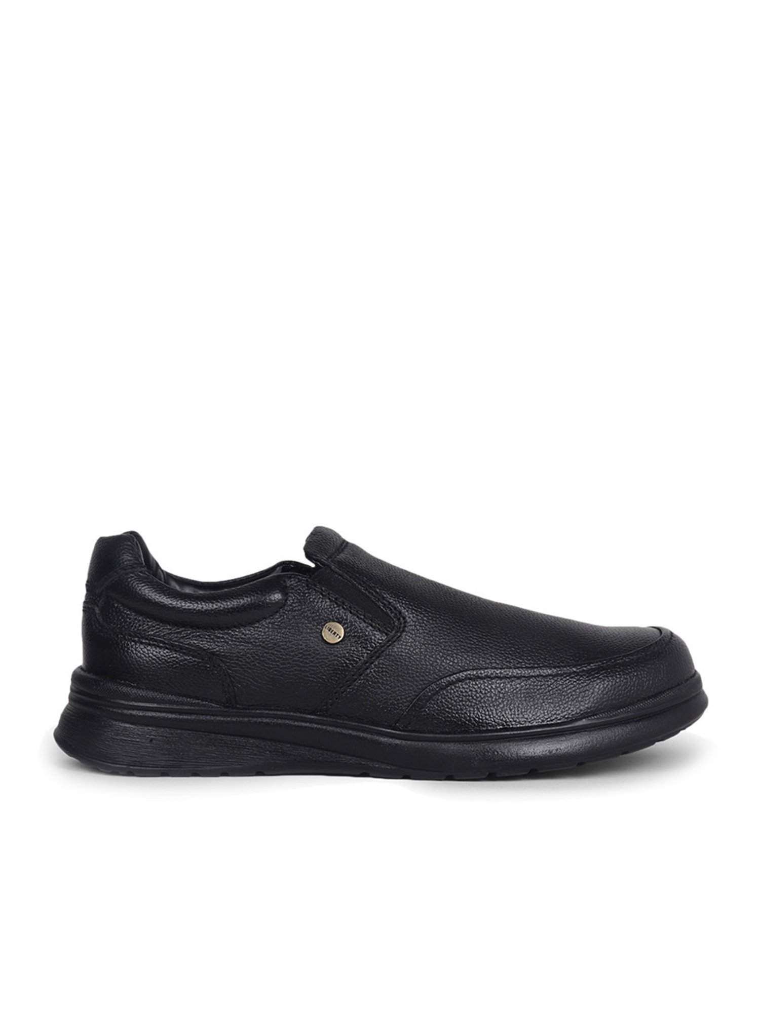 Buy Fortune by Liberty Men's DEOX-1E Black Loafers for Men at Best