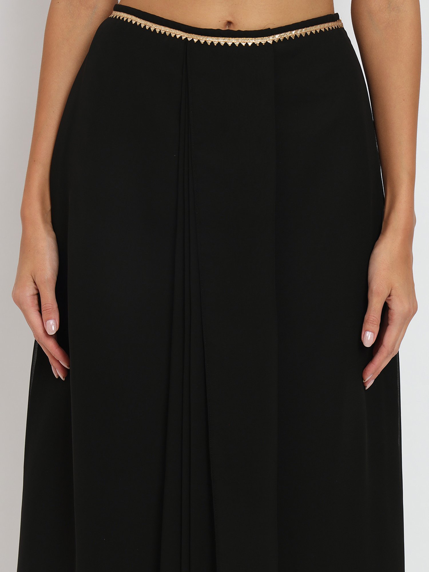 Buy studiorasa Black Georgette Skirt for Women's Online @ Tata CLiQ