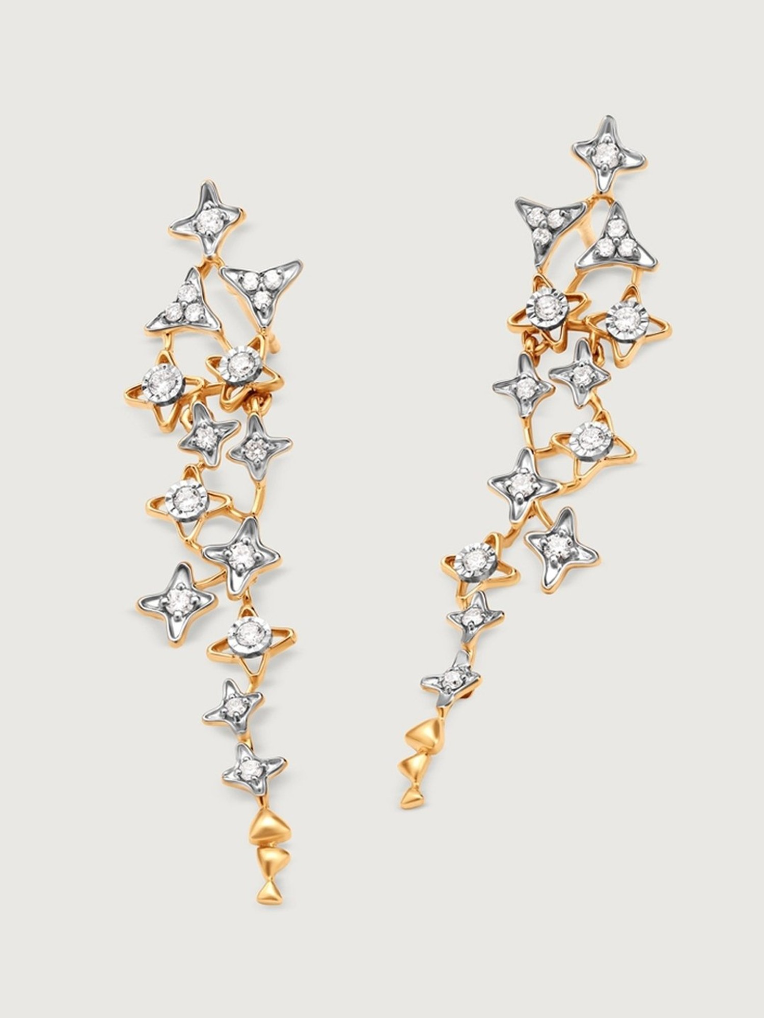 Buy Mia By Tanishq 14 Karat Gold Drop Earrings With Diamonds - Earrings  Diamond for Women 8874401 | Myntra
