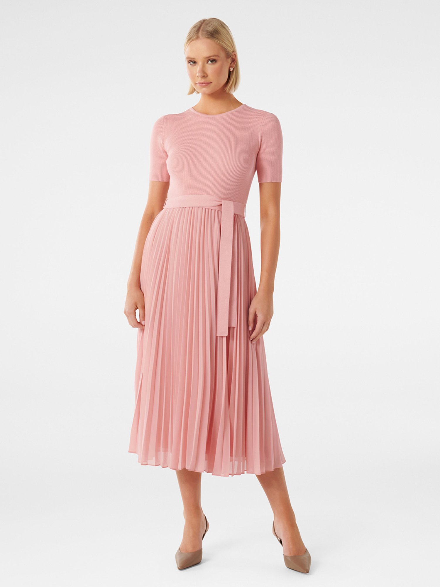 Forever New Penelope Half Sleeve Knit Dress