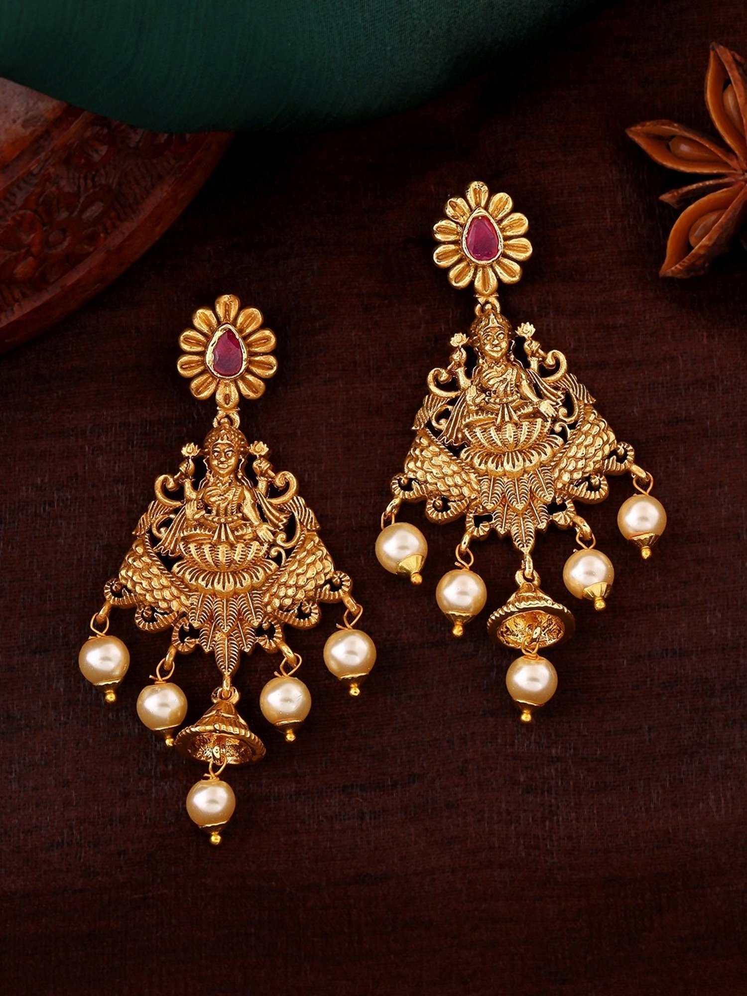 Khazana jewellery earrings hot sale designs with price