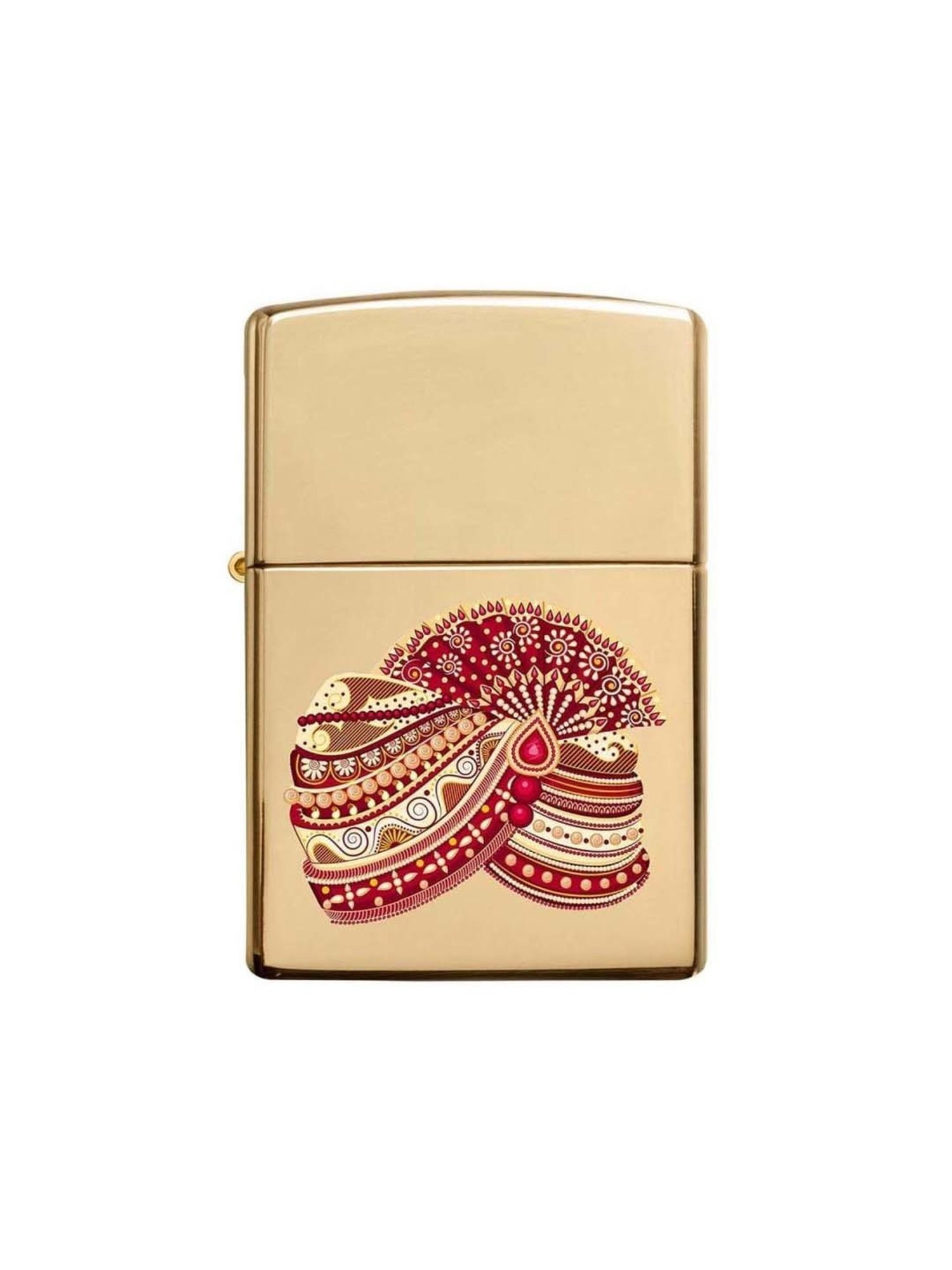 Buy Zippo Gold Brass Indian Wedding Design Pocket Lighter at Best