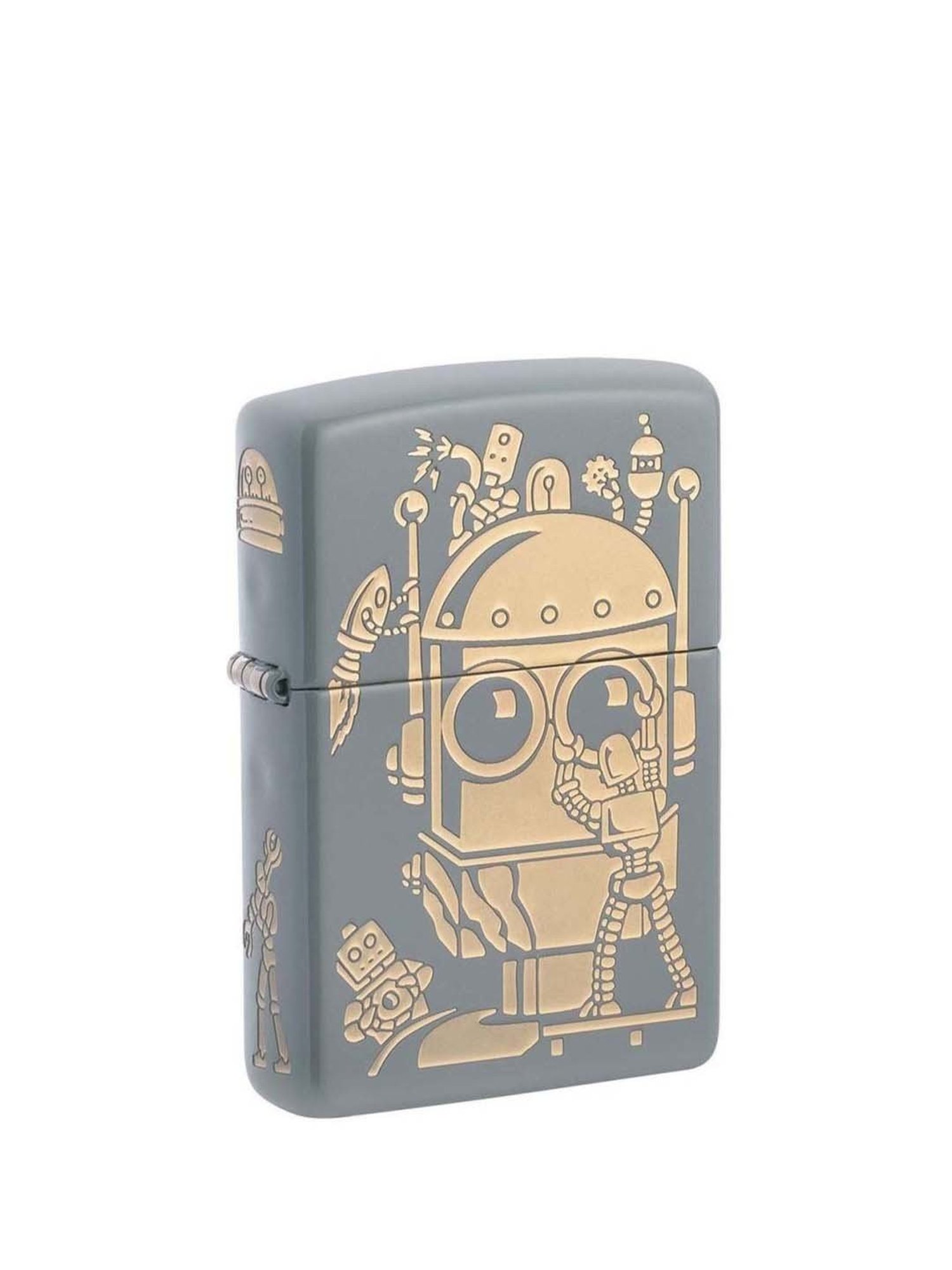 S3433 PROHIBITED LUIS ROYO 4冊セット ヘビーメタル Zippo Tiger Roar Design Black Matte Windproof Lighter