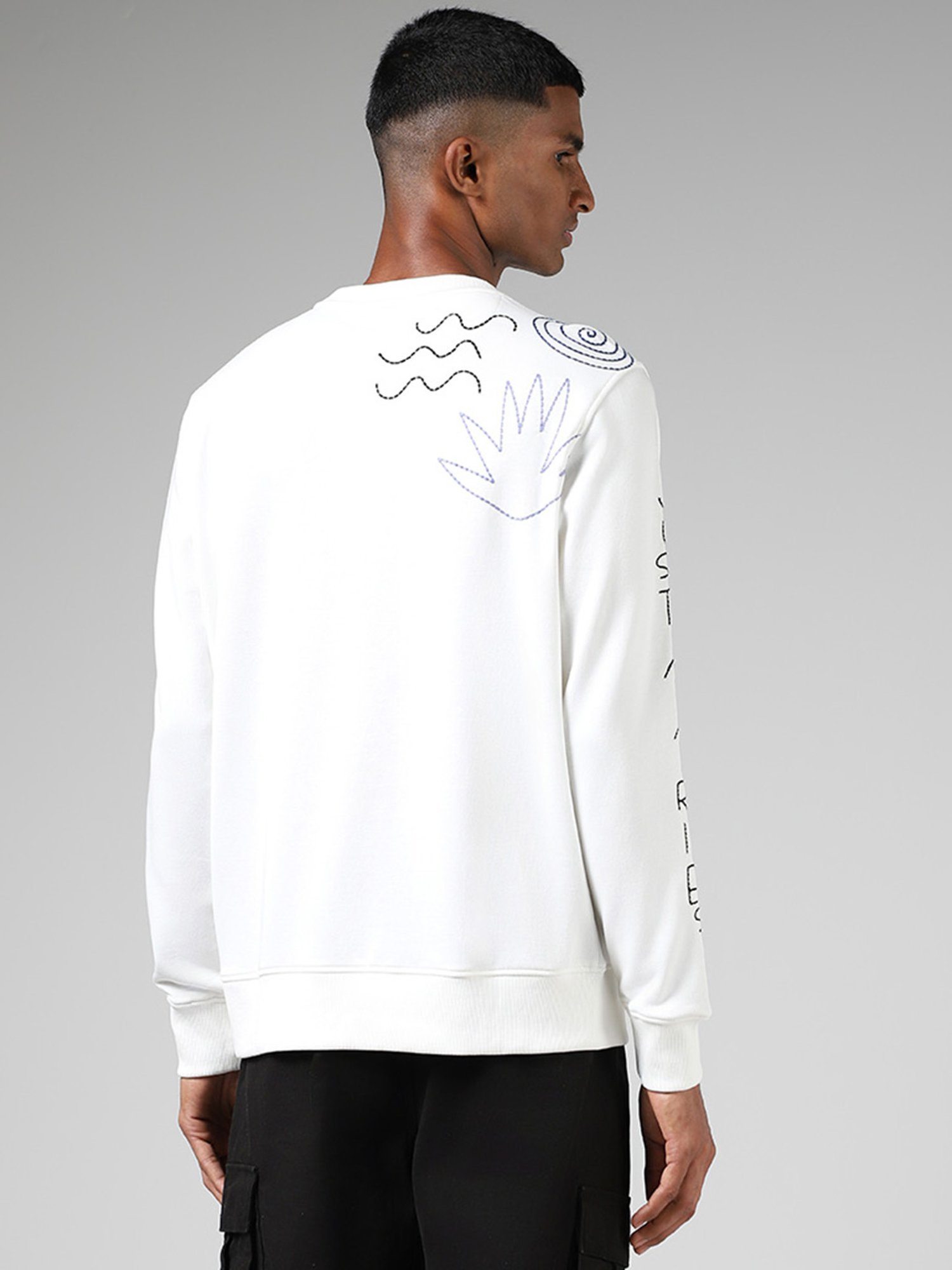 Adidas originals tape qqr clearance crew sweatshirt