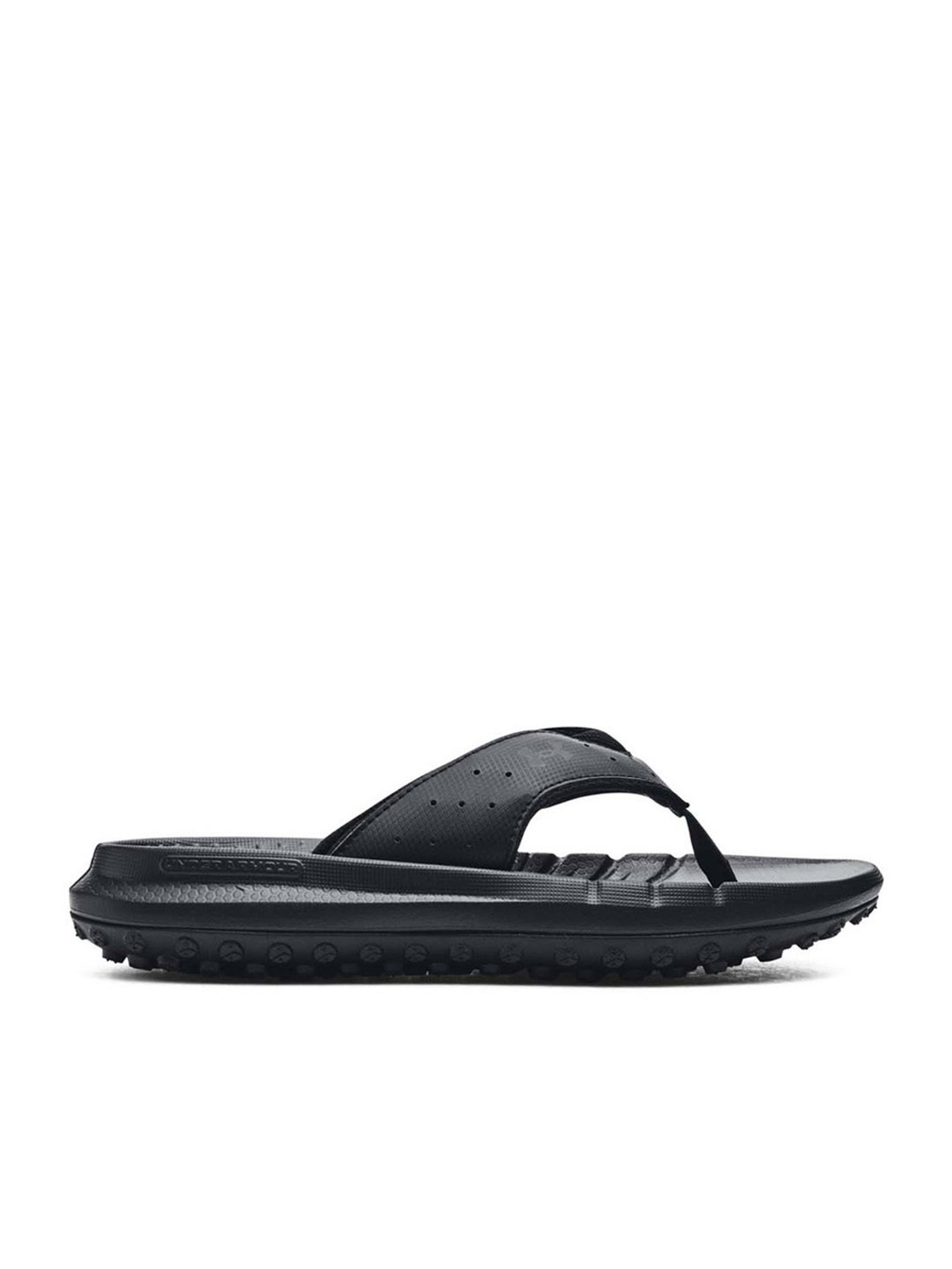 Buy Under Armour Men s Summit Fat Tire Black Flip Flops for Men at