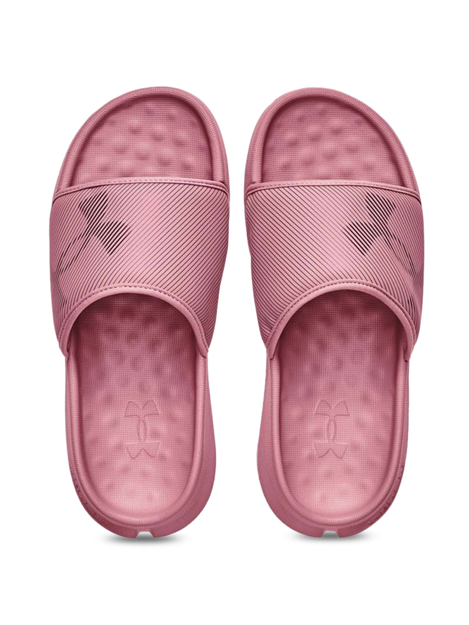 Buy Under Armour Men s Summit Fat Tire Pink Slides for Men at