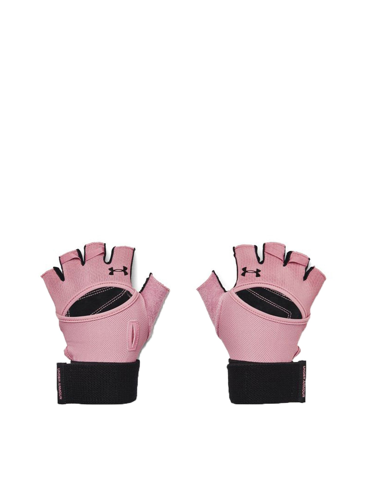 Buy Under Armour Weightlifting Pink Leather Gloves Medium Online