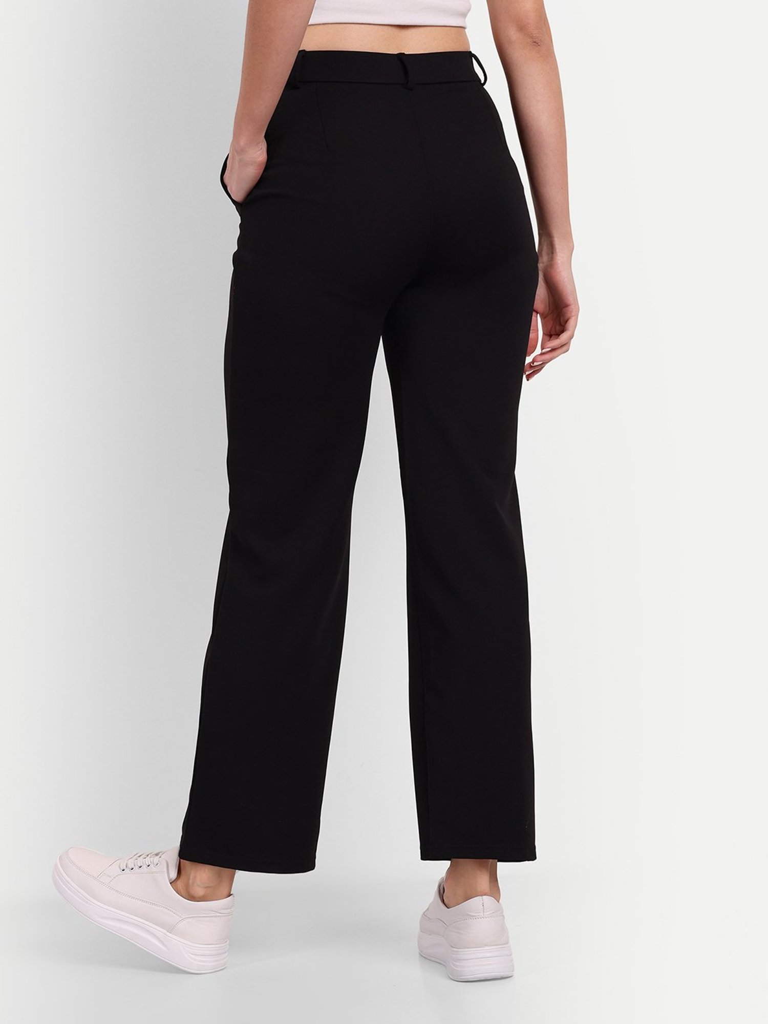 Styli High Waist Wide Leg Trouser