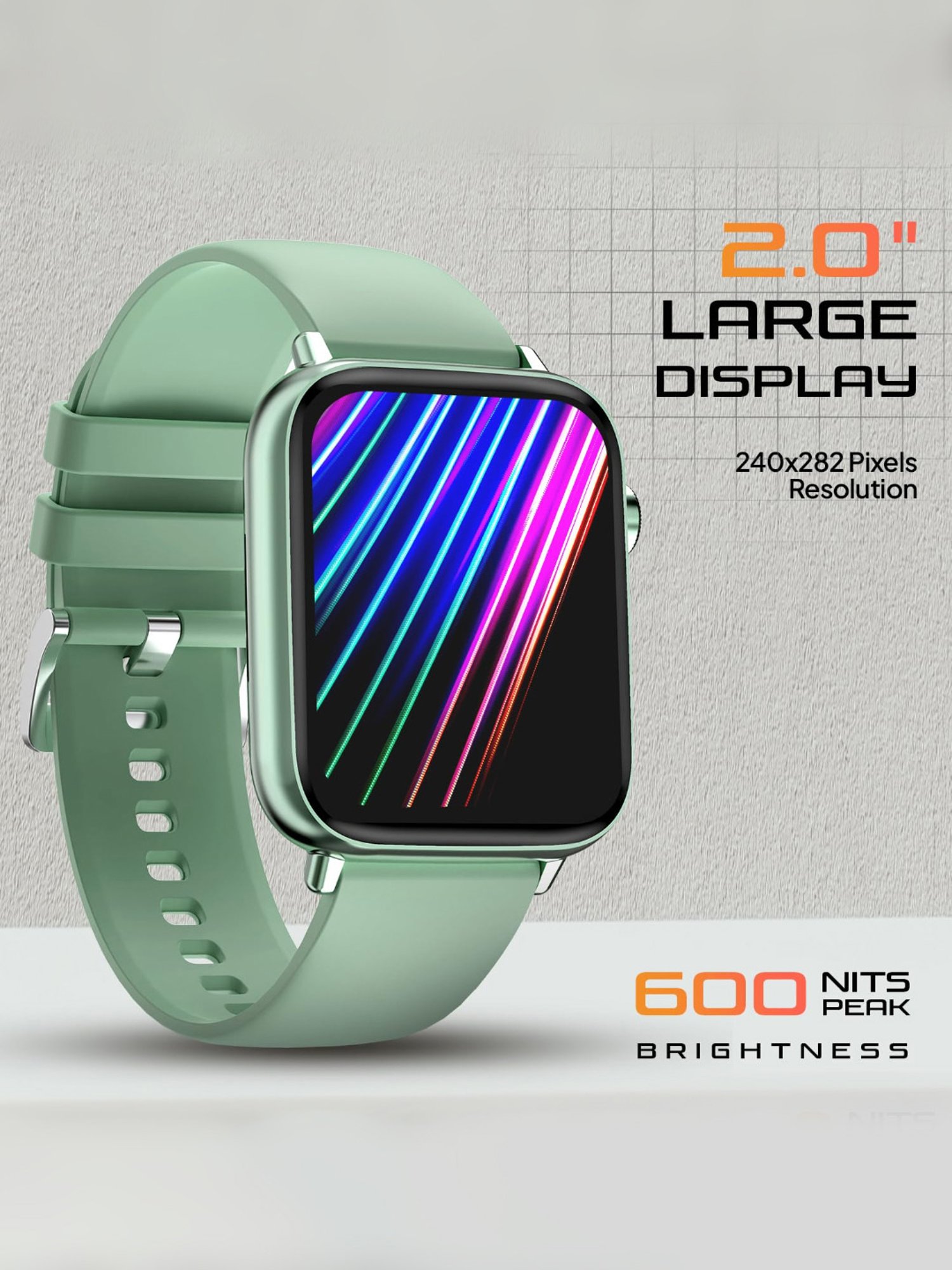 Buy Fire-Boltt Ninja Fit Pro Bluetooth Calling Smartwatch (Green) Online At  Best Price @ Tata CLiQ