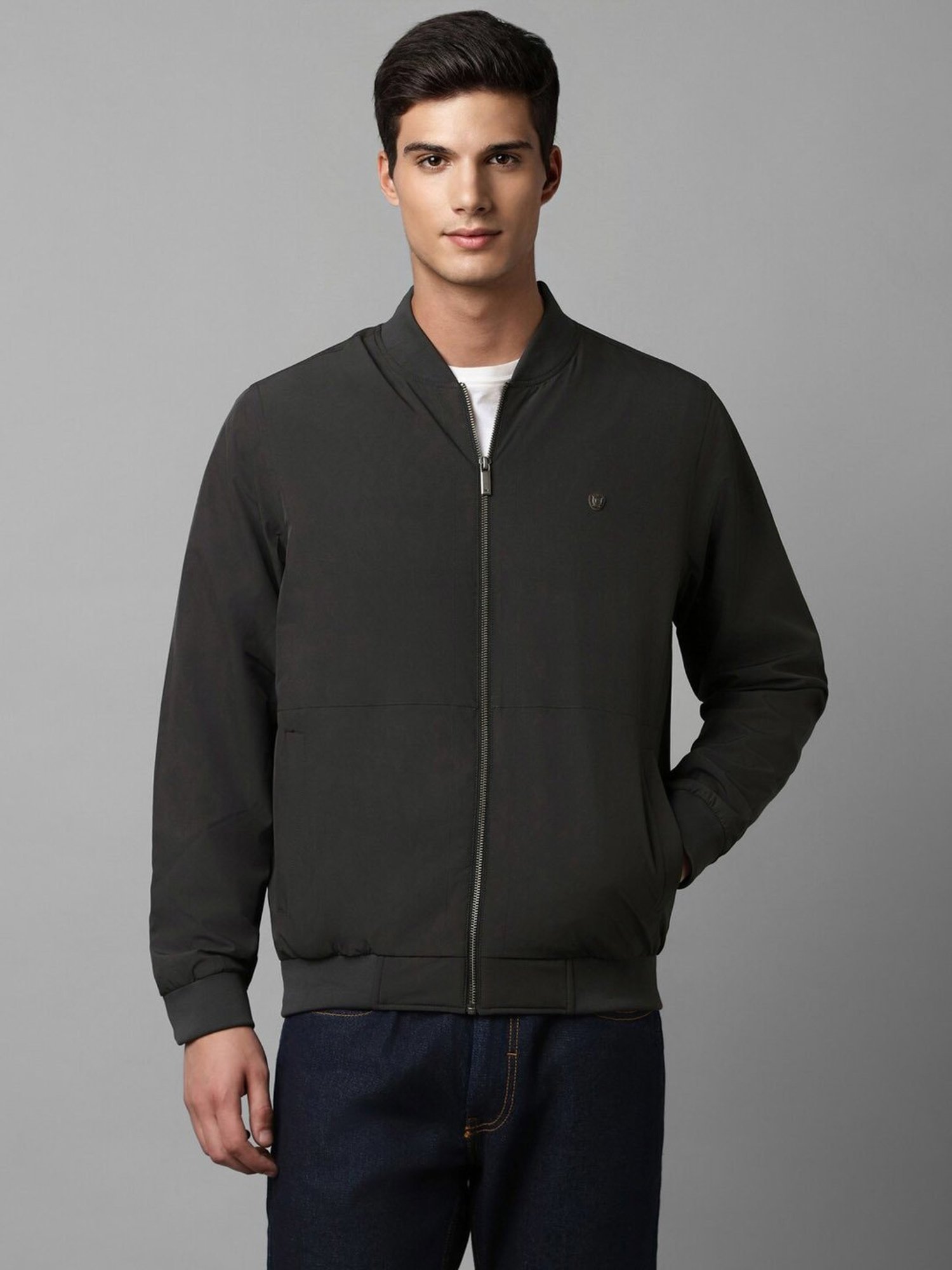 Buy SHOWOFF Khaki Slim Fit Jacket for Mens Online @ Tata CLiQ