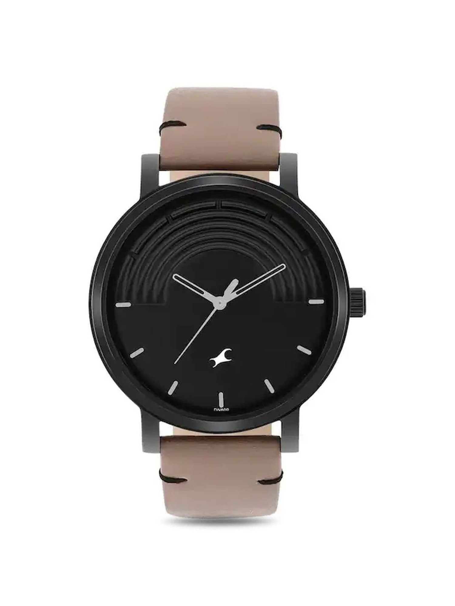 Fastrack black belt watch best sale