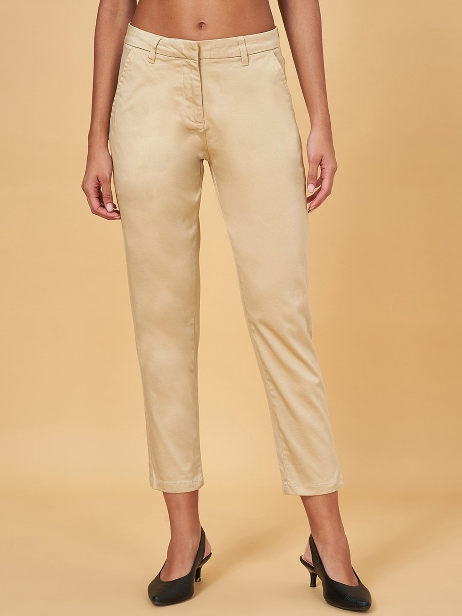 Annabelle Women Navy Pants - Selling Fast at Pantaloons.com