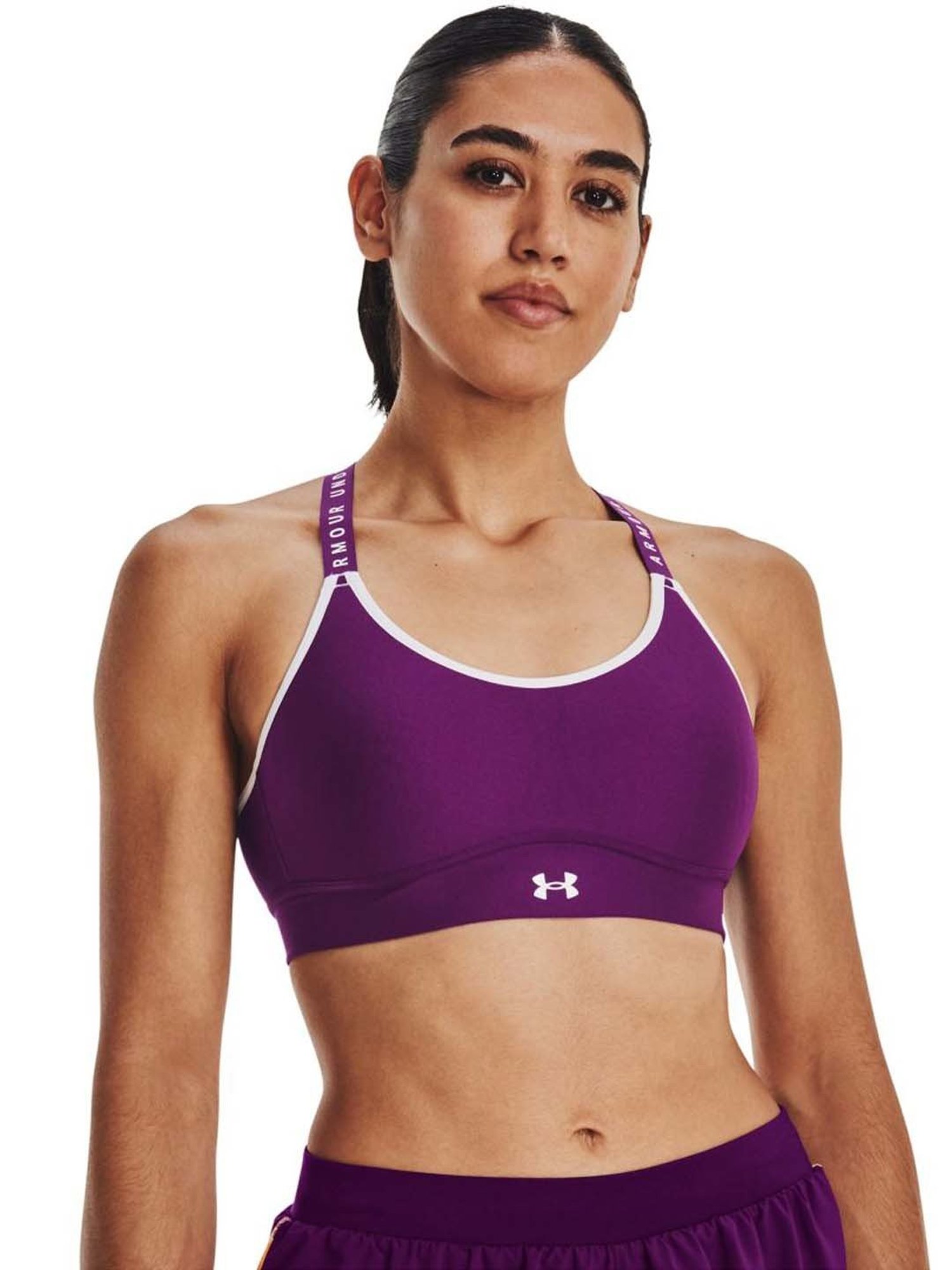 Under Armour Blue Crossback Longline Sports Bra