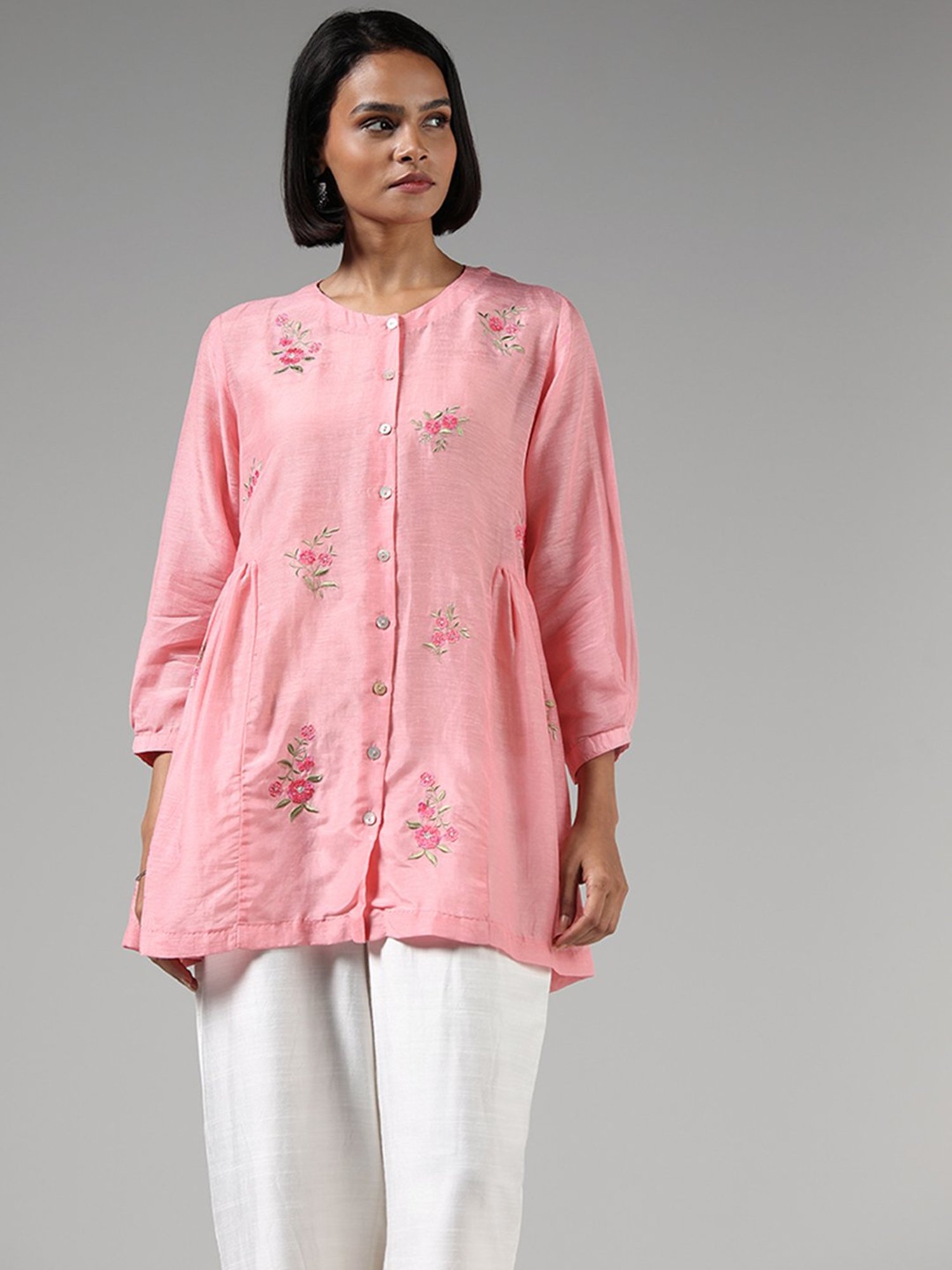 Zuba by 2024 westside pink kurta