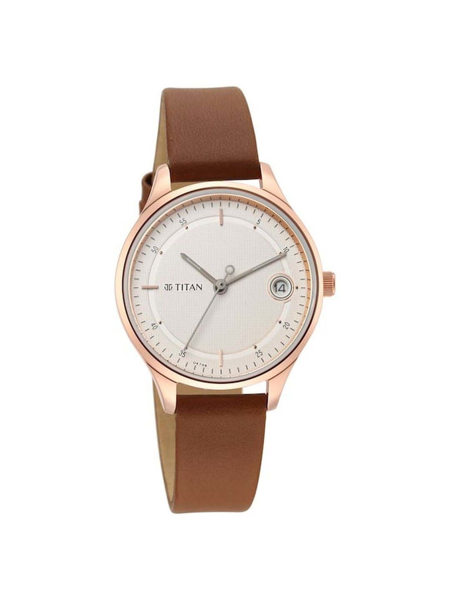 Buy Titan 16 mm Brown Genuine Leather Strap for Women at Best Price @ Tata  CLiQ