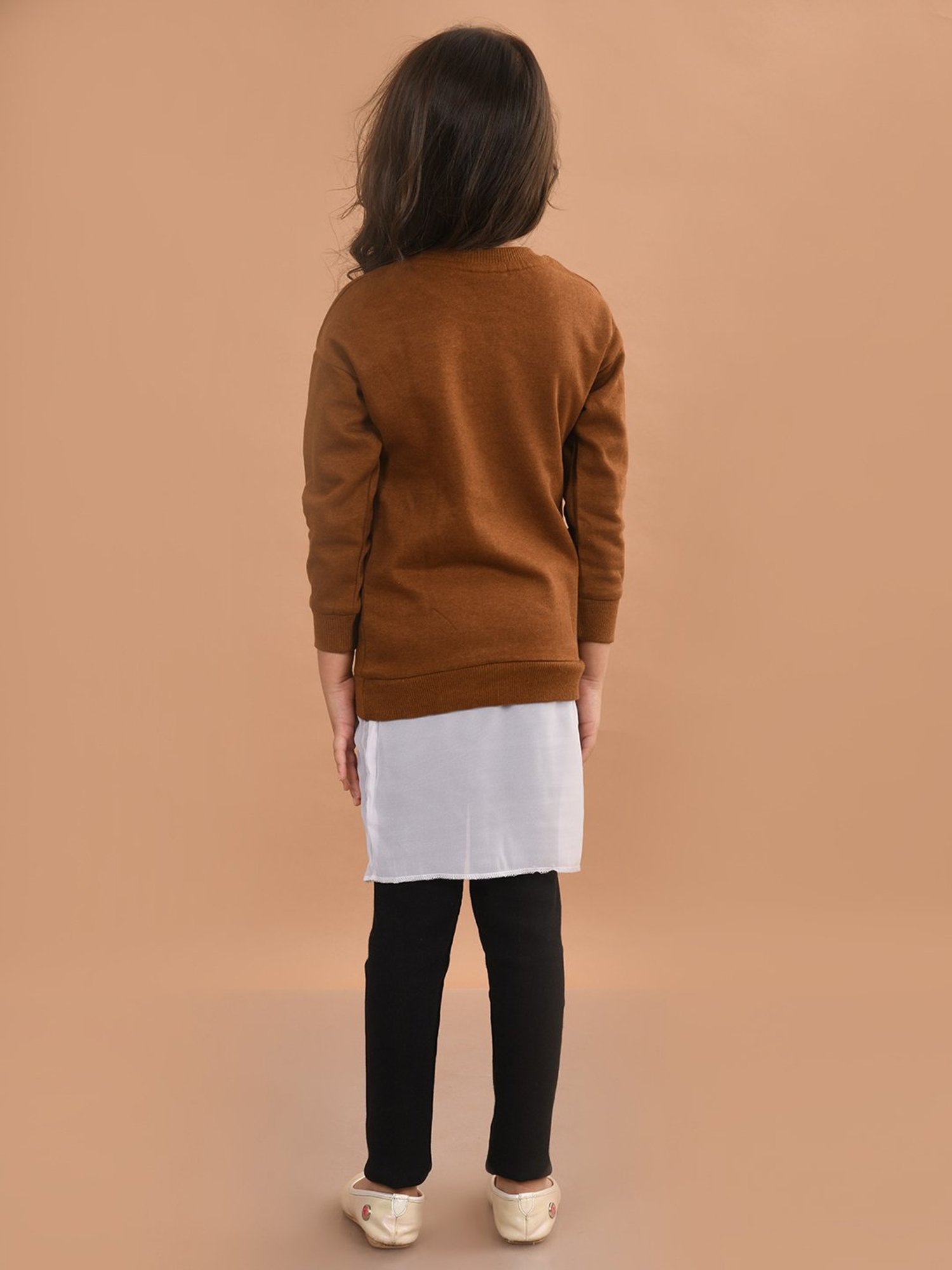 Buy Brown Leggings for Girls by LYRA Online | Ajio.com