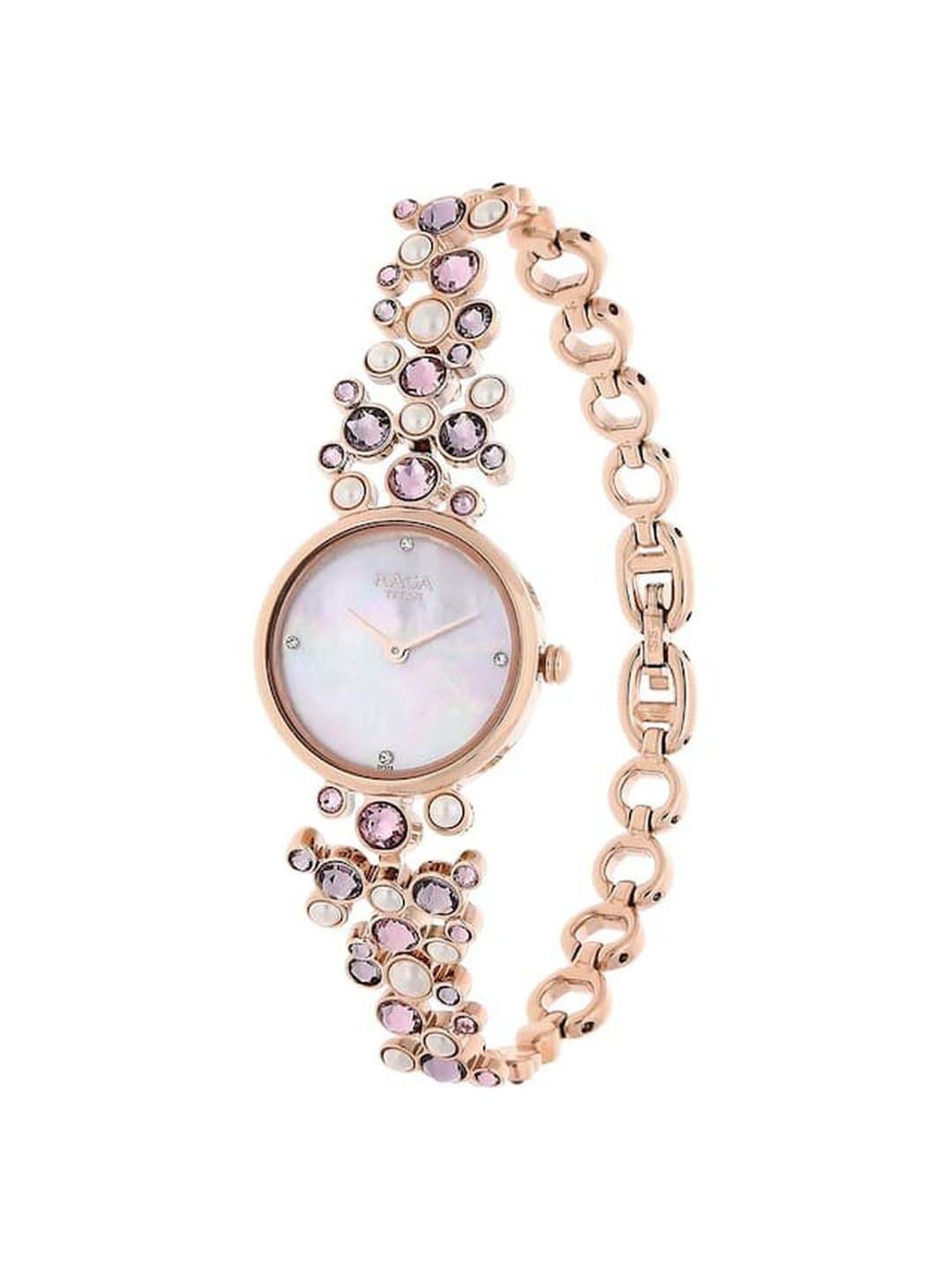 Raga moonlight mother of clearance pearl metal strap watch