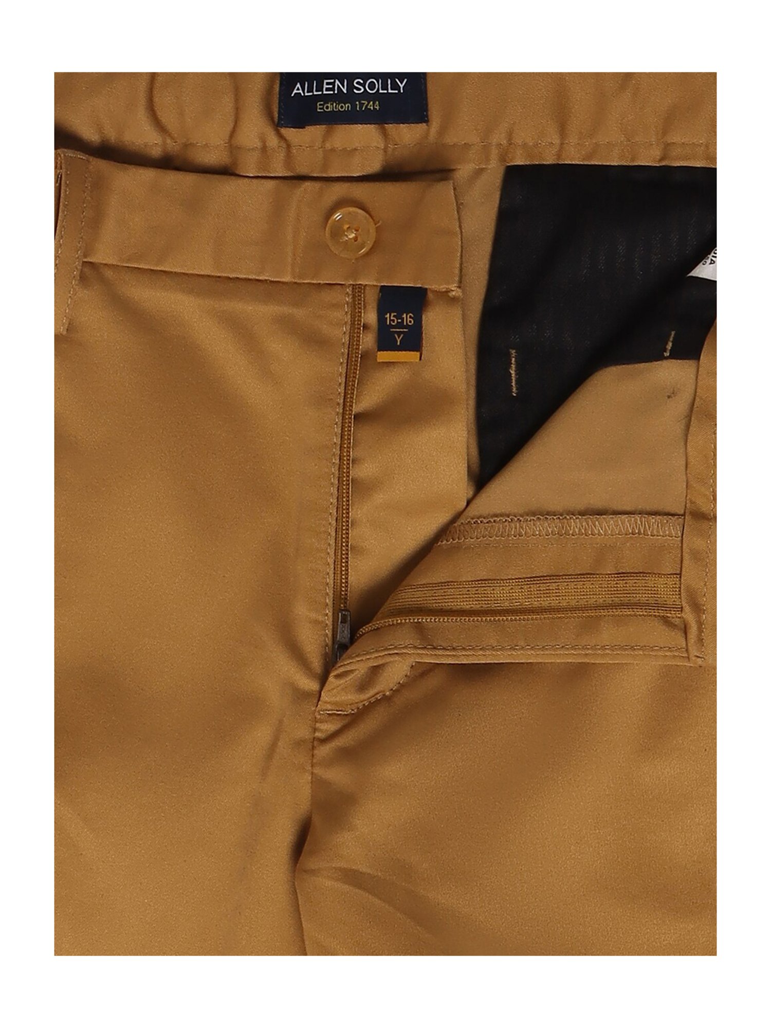 Khaki Solid Trousers - Selling Fast at Pantaloons.com