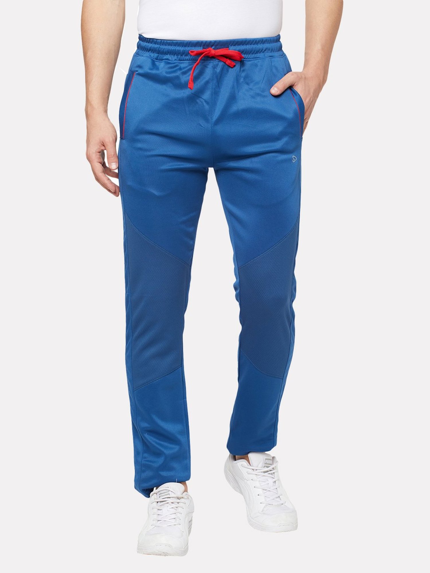 Buy Sporto Royal Blue Regular Fit Trackpants for Men s Online