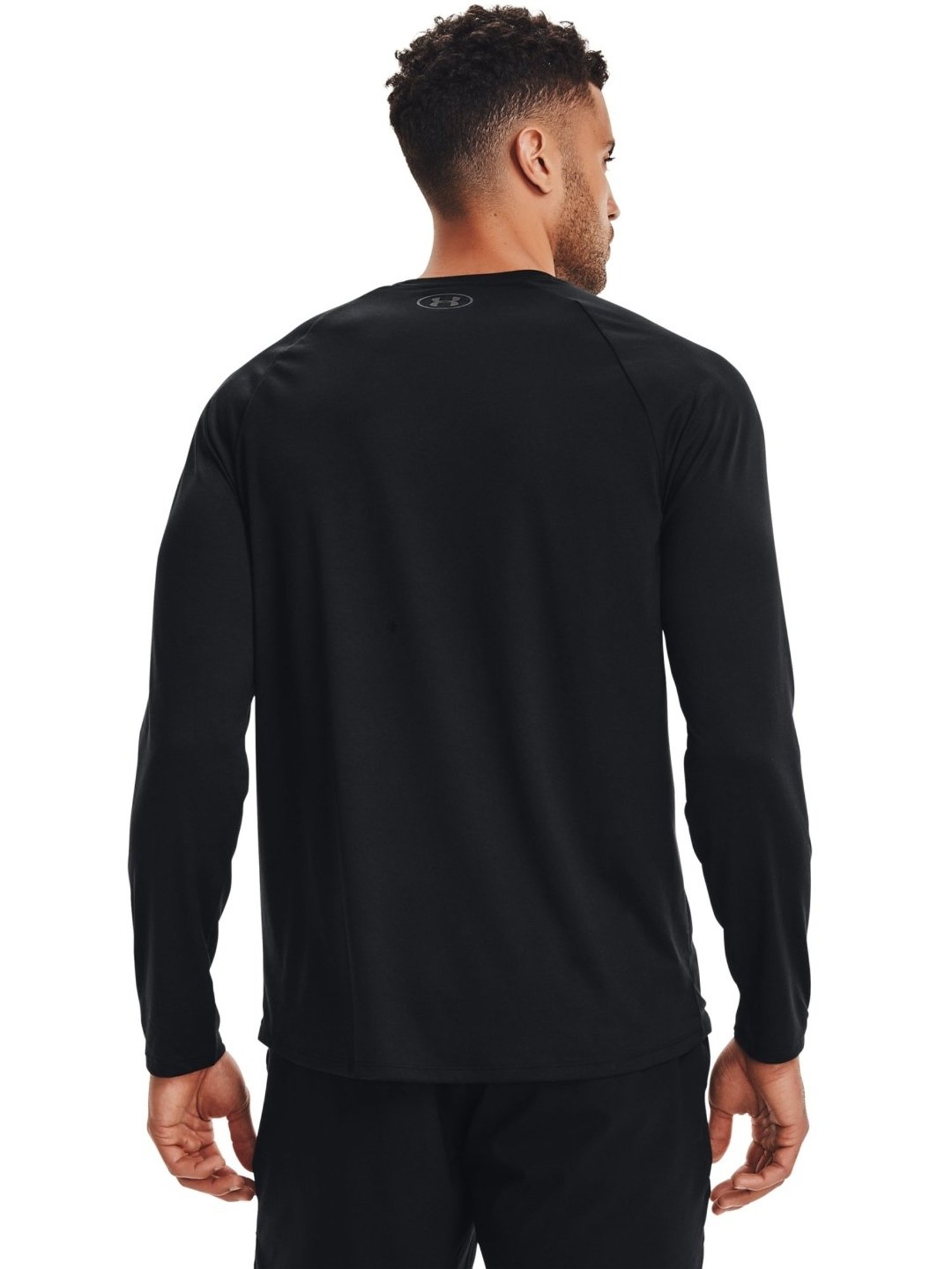 Under Armour FITTED - Sports T-shirt - black - Zalando.de