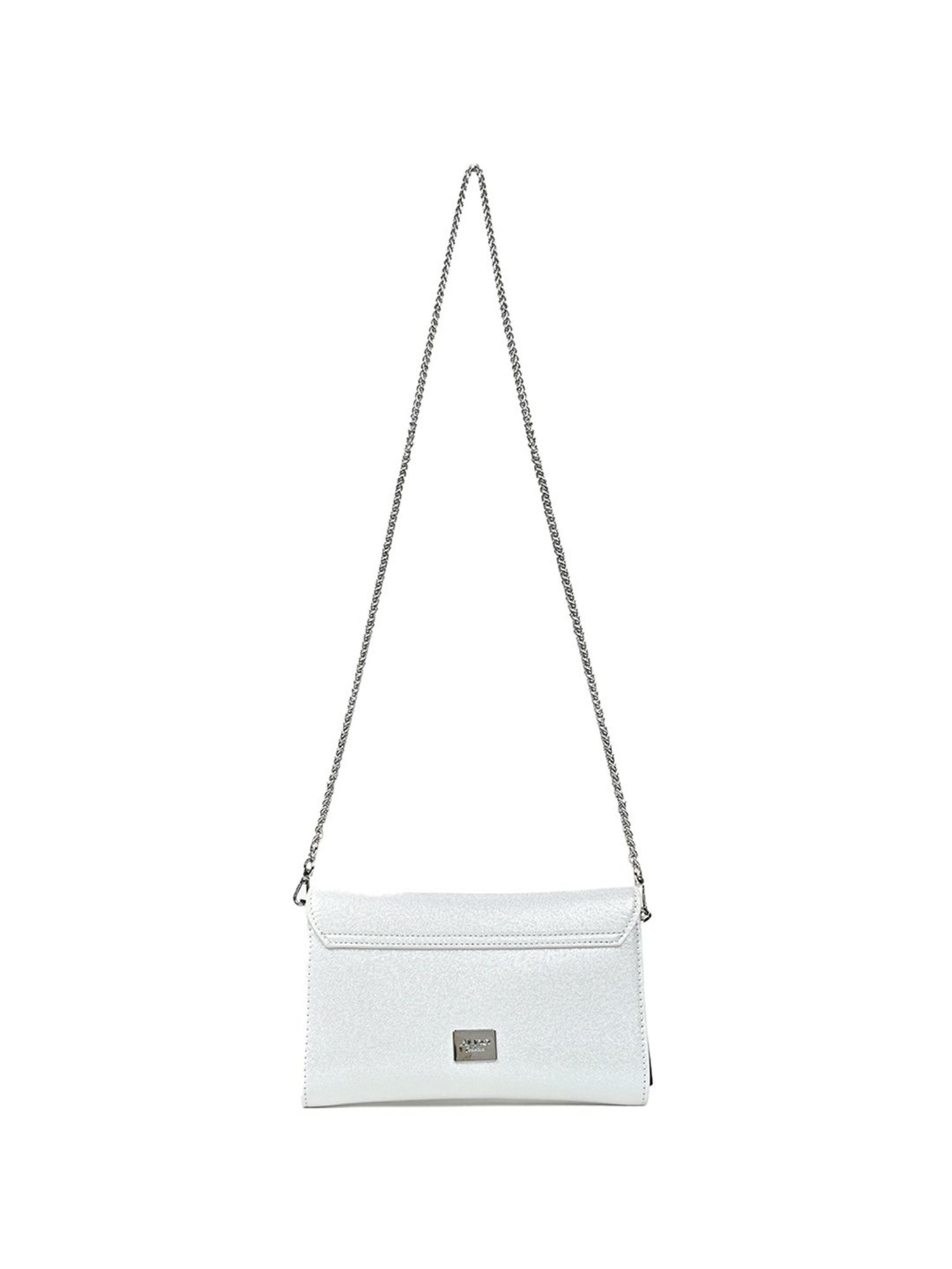 Buy Aldo CLEEO040 Silver Solid Clutch Online At Best Price @ Tata CLiQ