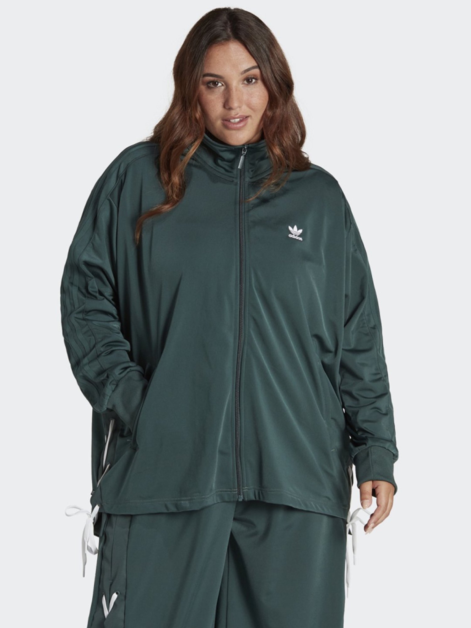 Buy Adidas Originals Green Printed Sports Jacket for Women Online