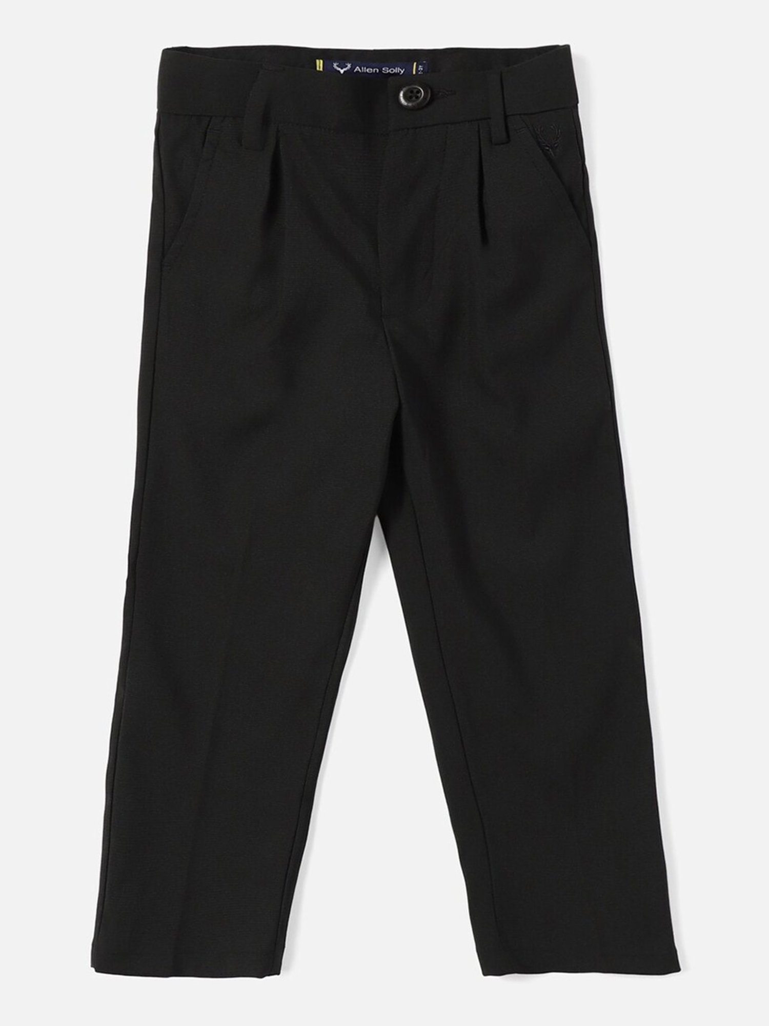 Senior Boys Slim Fit School Trousers - Charcoal – David Luke Ltd