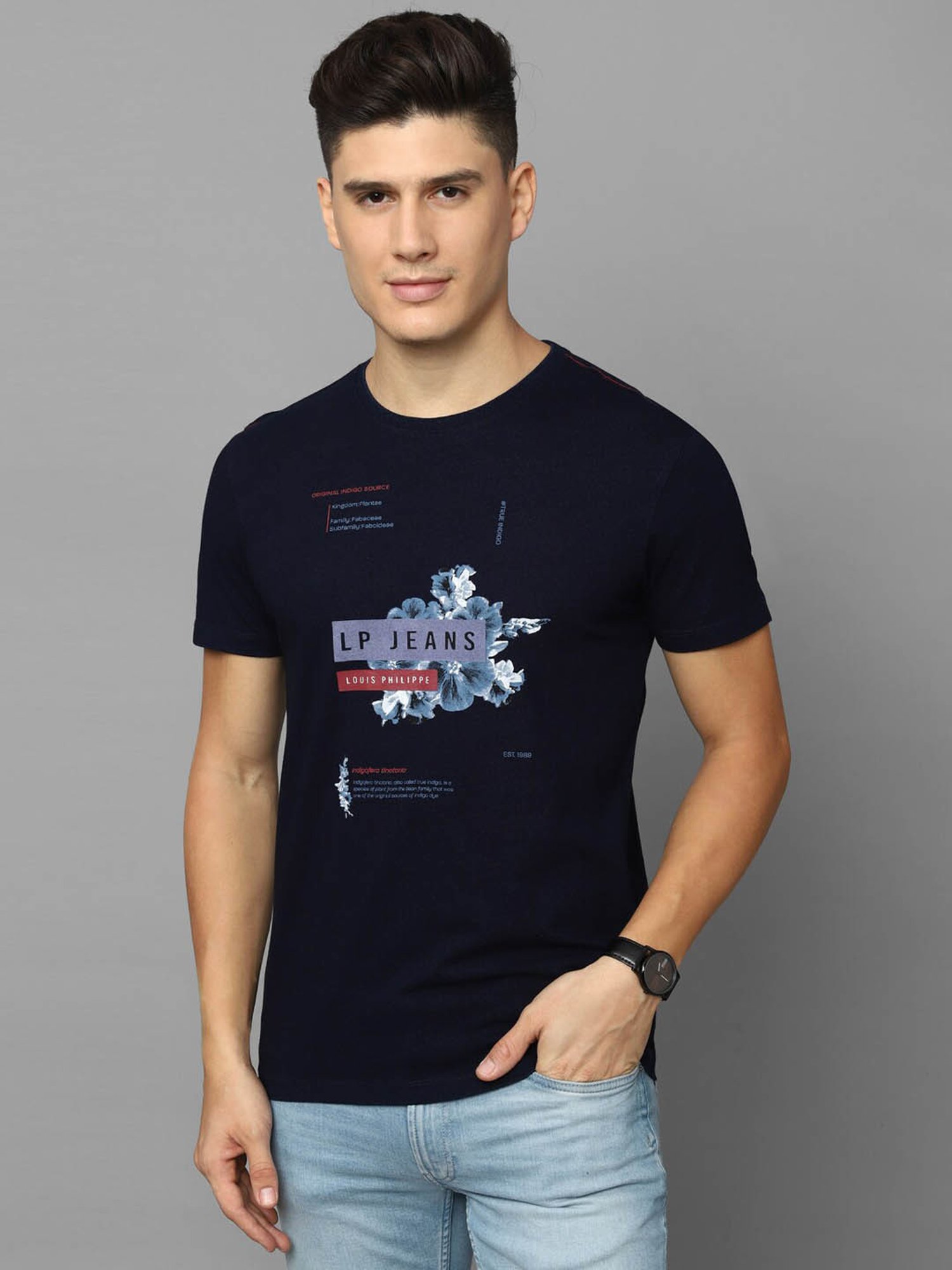 louis philippe navy t shirt