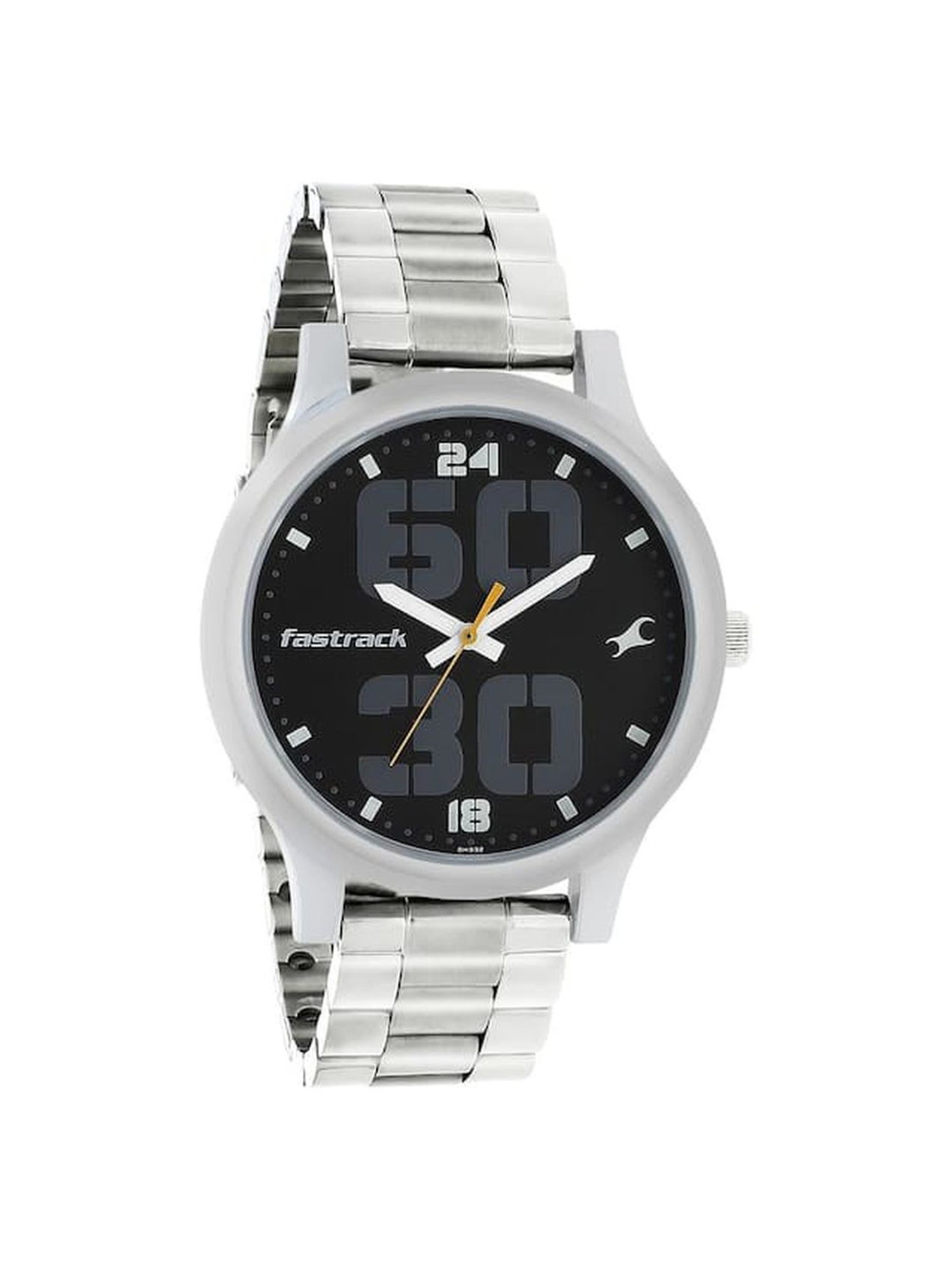 Buy Online Fastrack Fundamentals Quartz Analog Grey Dial Stainless Steel  Strap Watch for Girls - nm68010sm03 | Titan