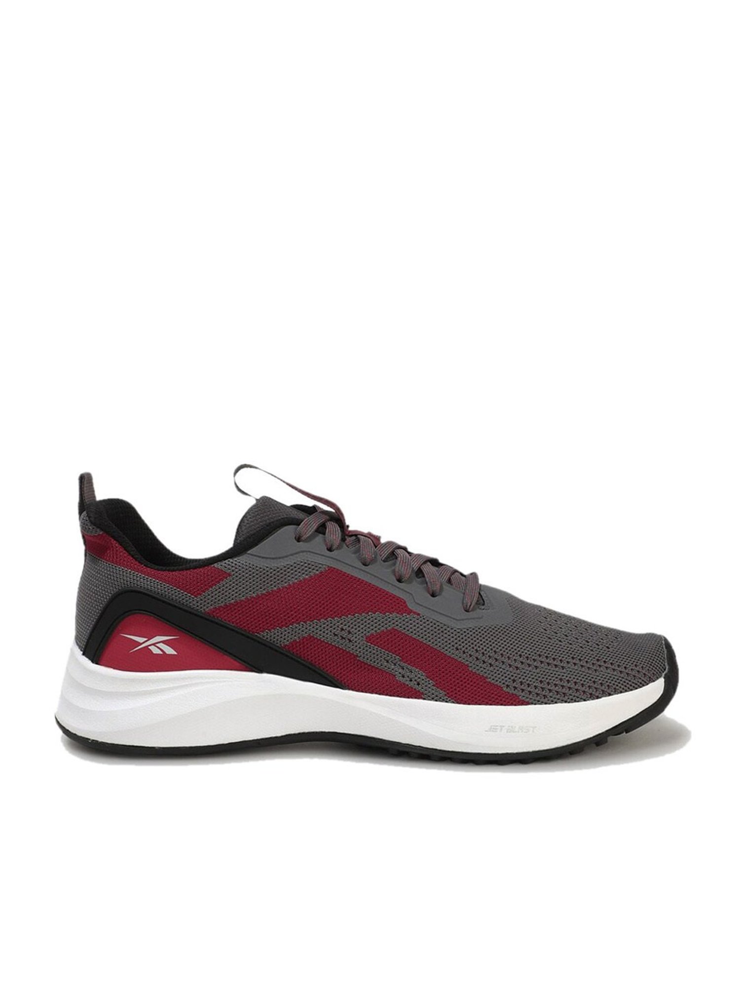 Reebok men grey running shoes deals