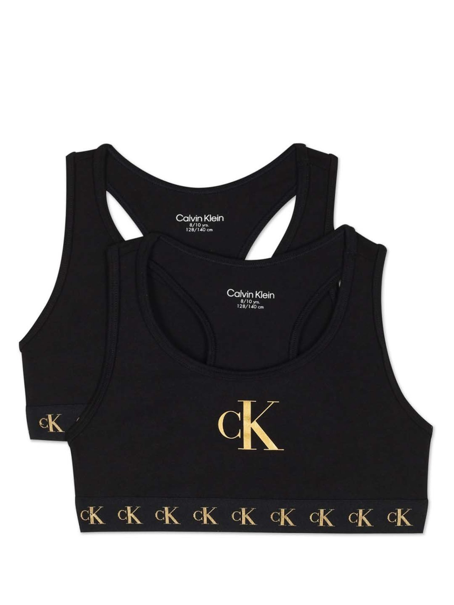 Buy Calvin Klein Kids Multi Cotton Logo Bra for Girls Clothing Online @  Tata CLiQ