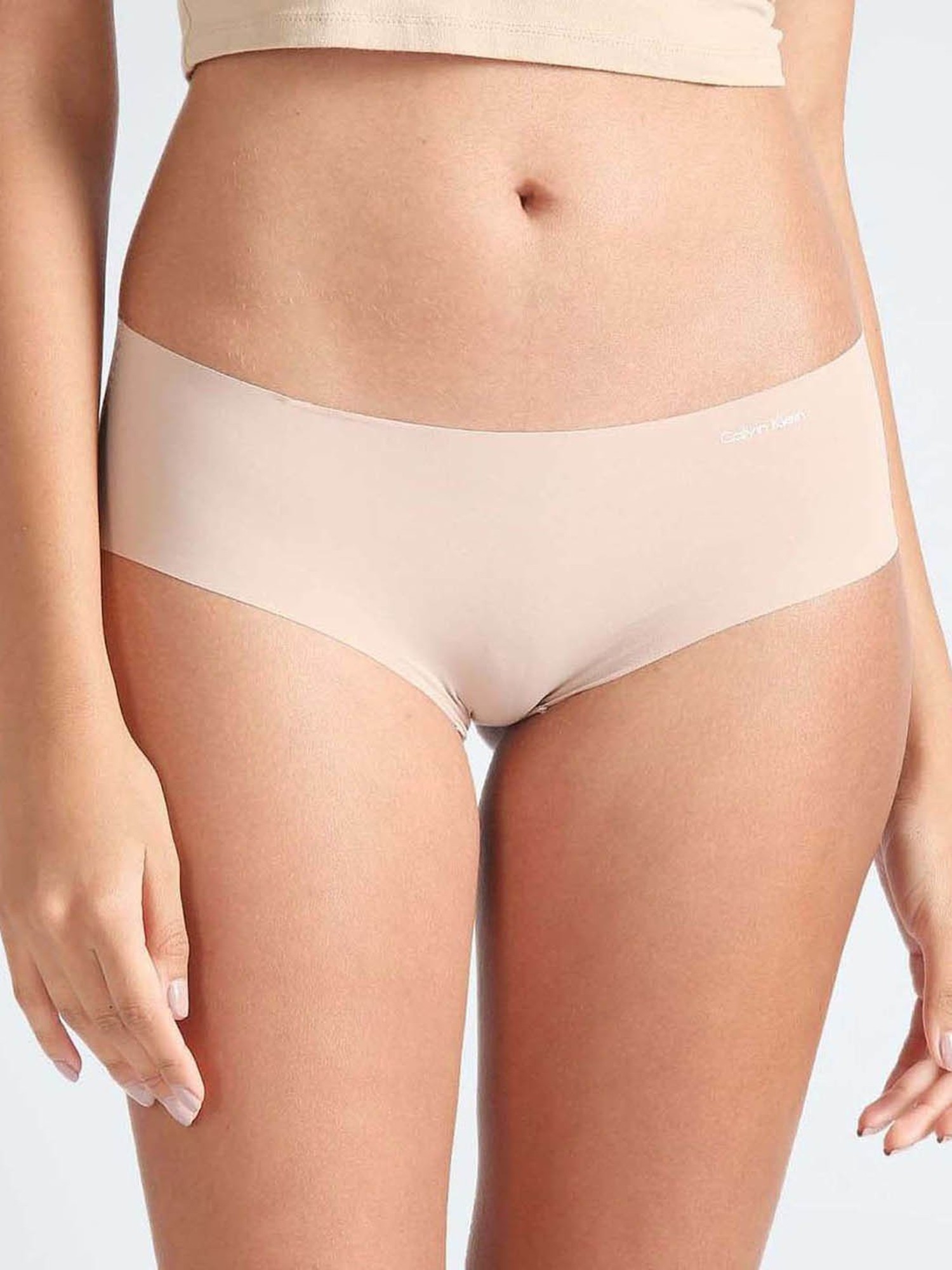 Buy Calvin Klein Underwear Honey Almond Logo Regular Fit Panties for Women's  Online @ Tata CLiQ