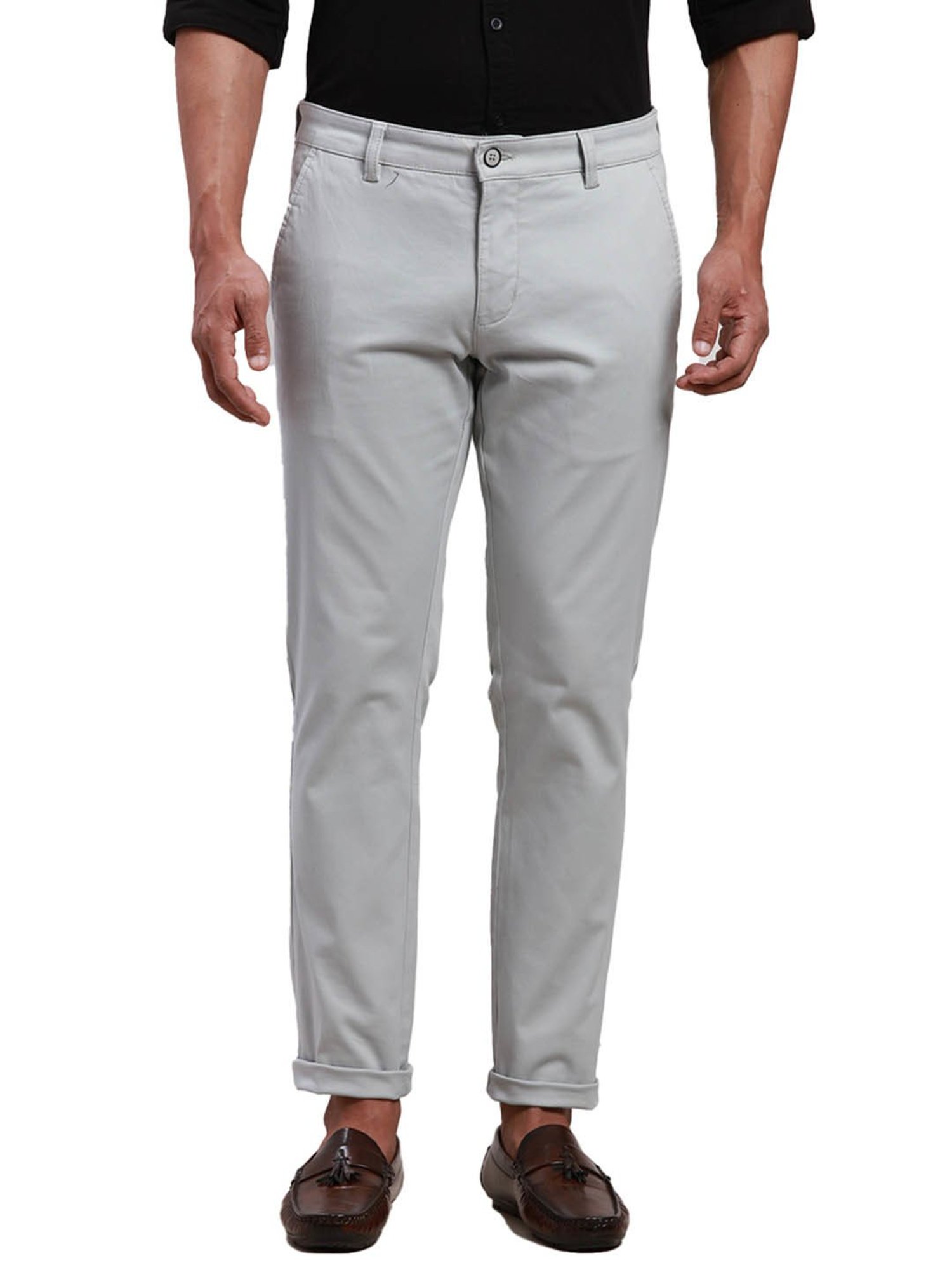 Buy Blue Trousers & Pants for Men by PARX Online | Ajio.com