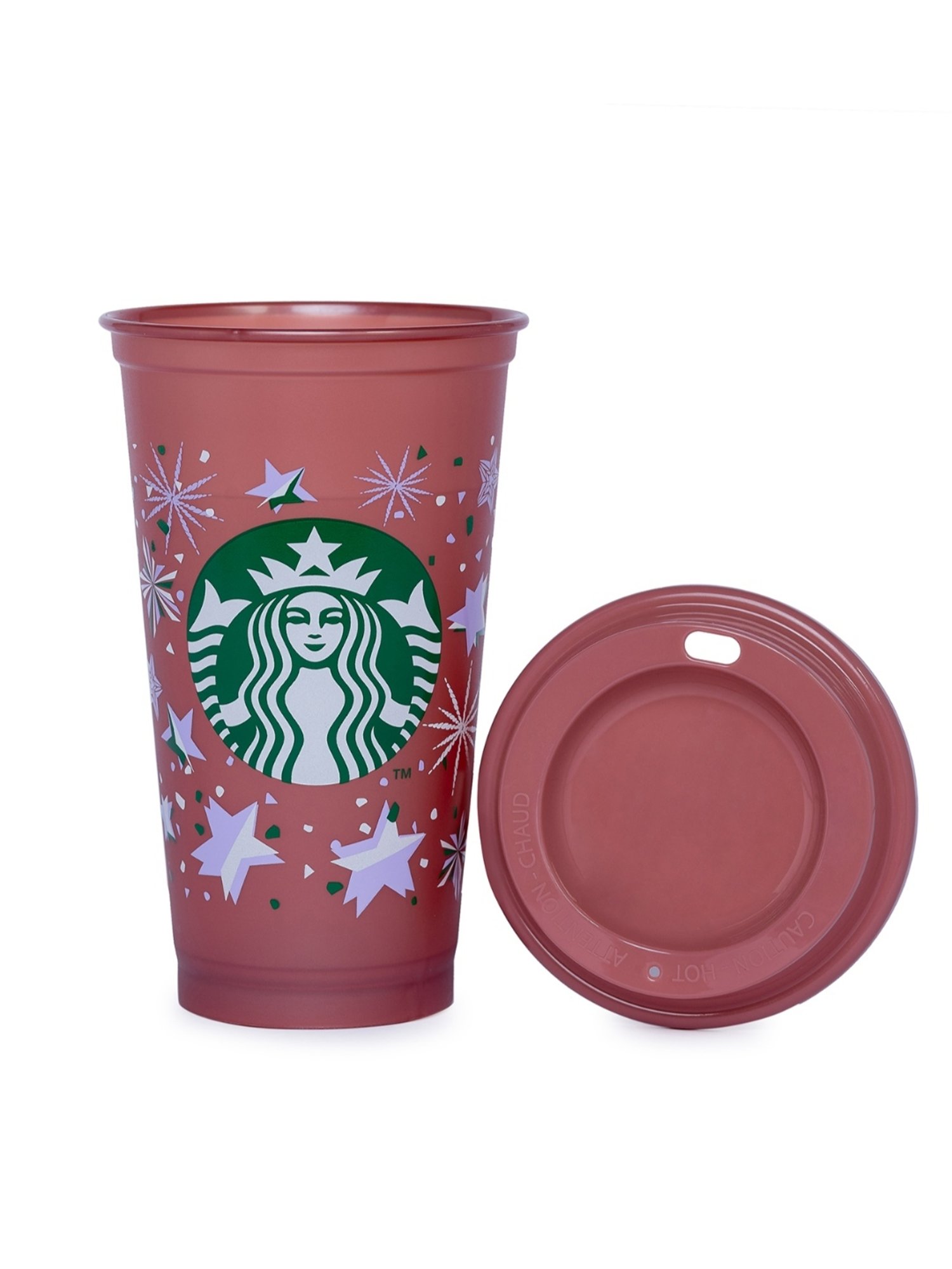 Starbucks' Red Cups Feature a Touch of Pink This Year — See the