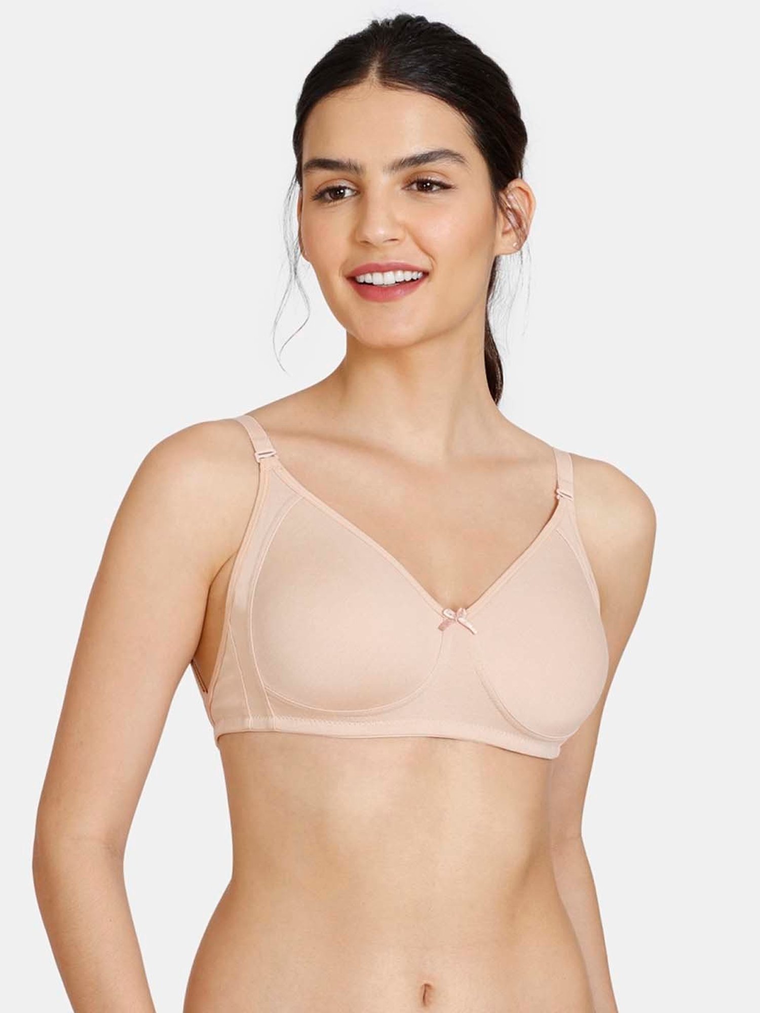 Zivame Light Brown Half Coverage Under-Wired T-Shirt Bra