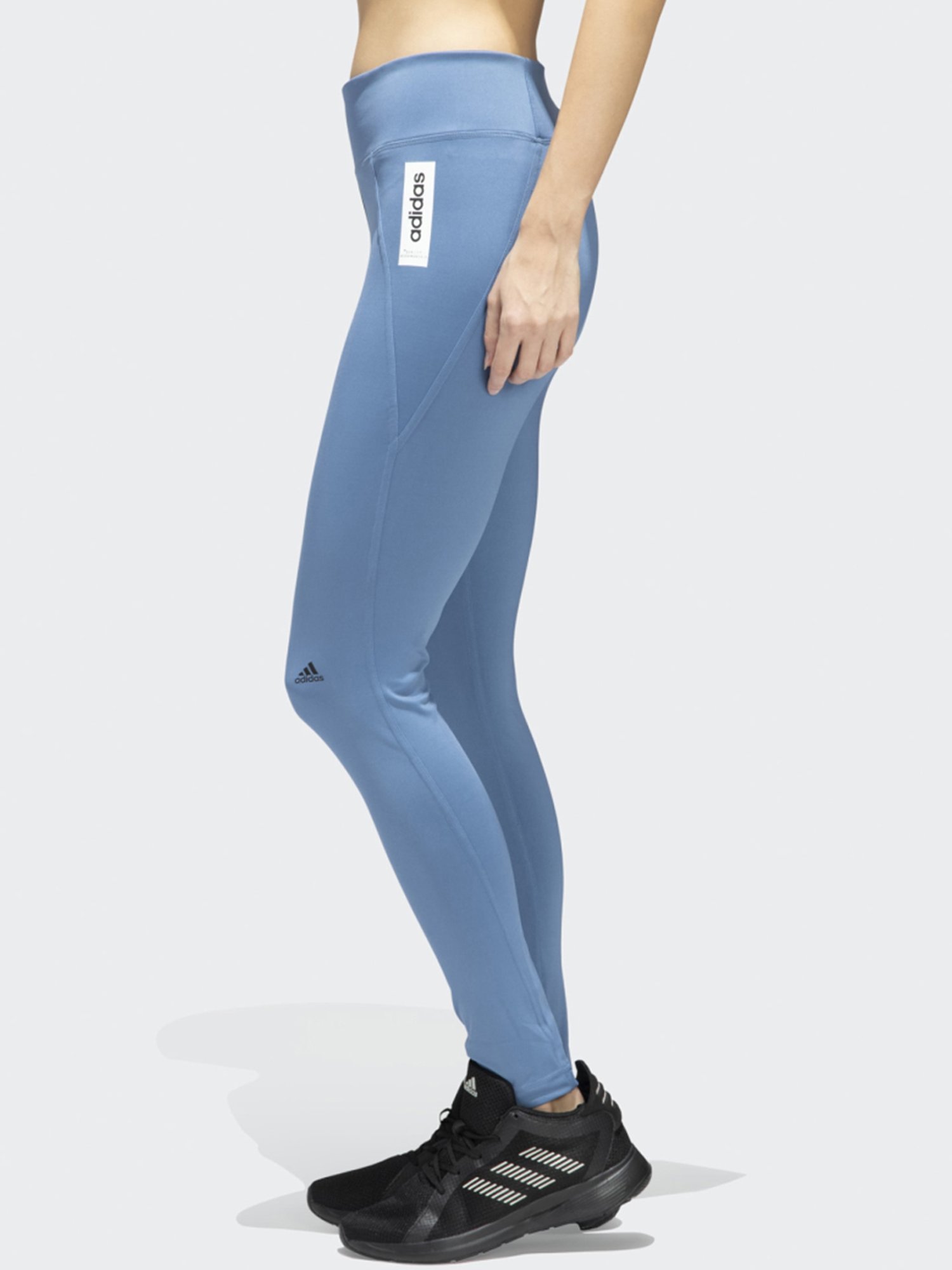 Buy adidas Blue Printed Running Tights for Women Online @ Tata CLiQ