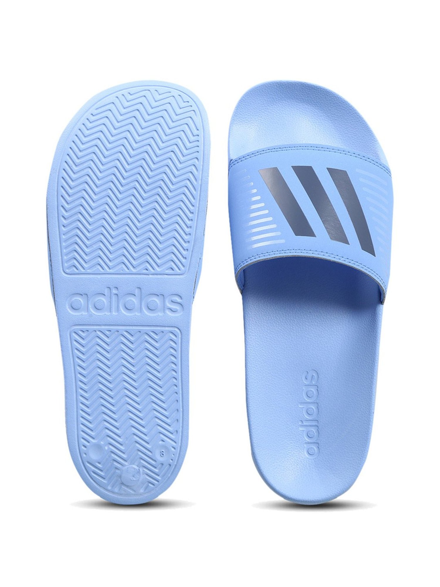 Buy Adidas Men s CONTARO Blue Slides for Men at Best Price Tata CLiQ