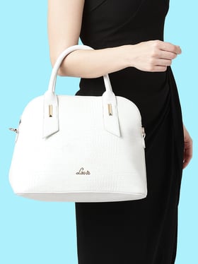 Buy Lavie White Textured Small Handbag Online At Best Price Tata