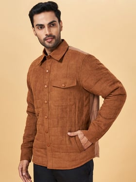 Byford by Pantaloons Tan Regular Fit Jacket