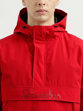 Benetton red jacket best sale