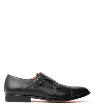 Mens double cheap monk strap shoes