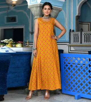 A line outlet ethnic dress