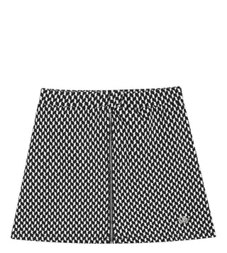 Elle black outlet polka dot skirt